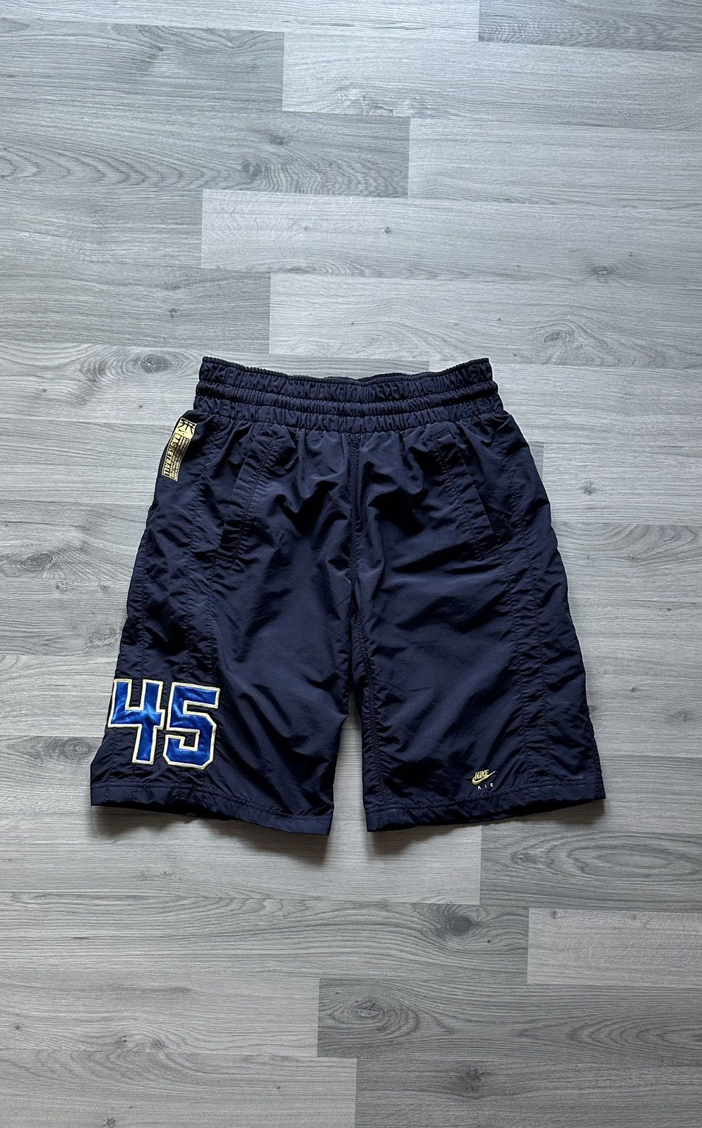 Nike × Vintage Vintage nylon shorts Nike air basketball dri fit #45 (size S Size US 30 / EU 46 - 1 Thumbnail