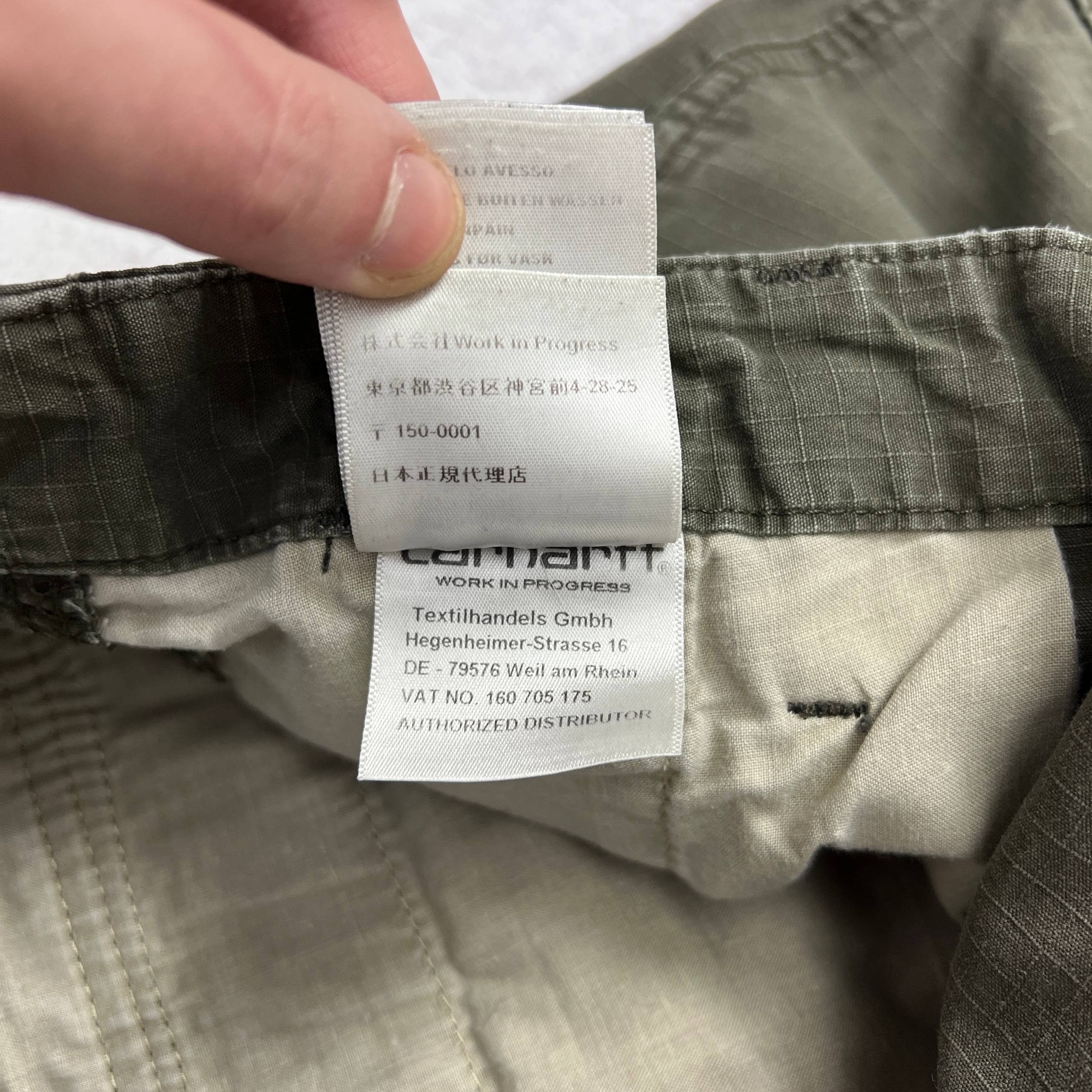 Carhartt Wip Carhartt WIP Regular Cargo Pants Ripstop Olive Green Men's Size US 40 / EU 56 - 22 Thumbnail