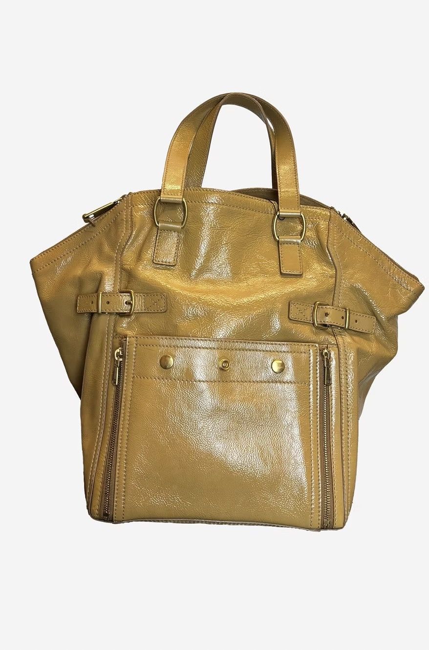 Yves Saint Laurent YSL Downtown Mustard Tote Handbag Size ONE SIZE - 1 Thumbnail