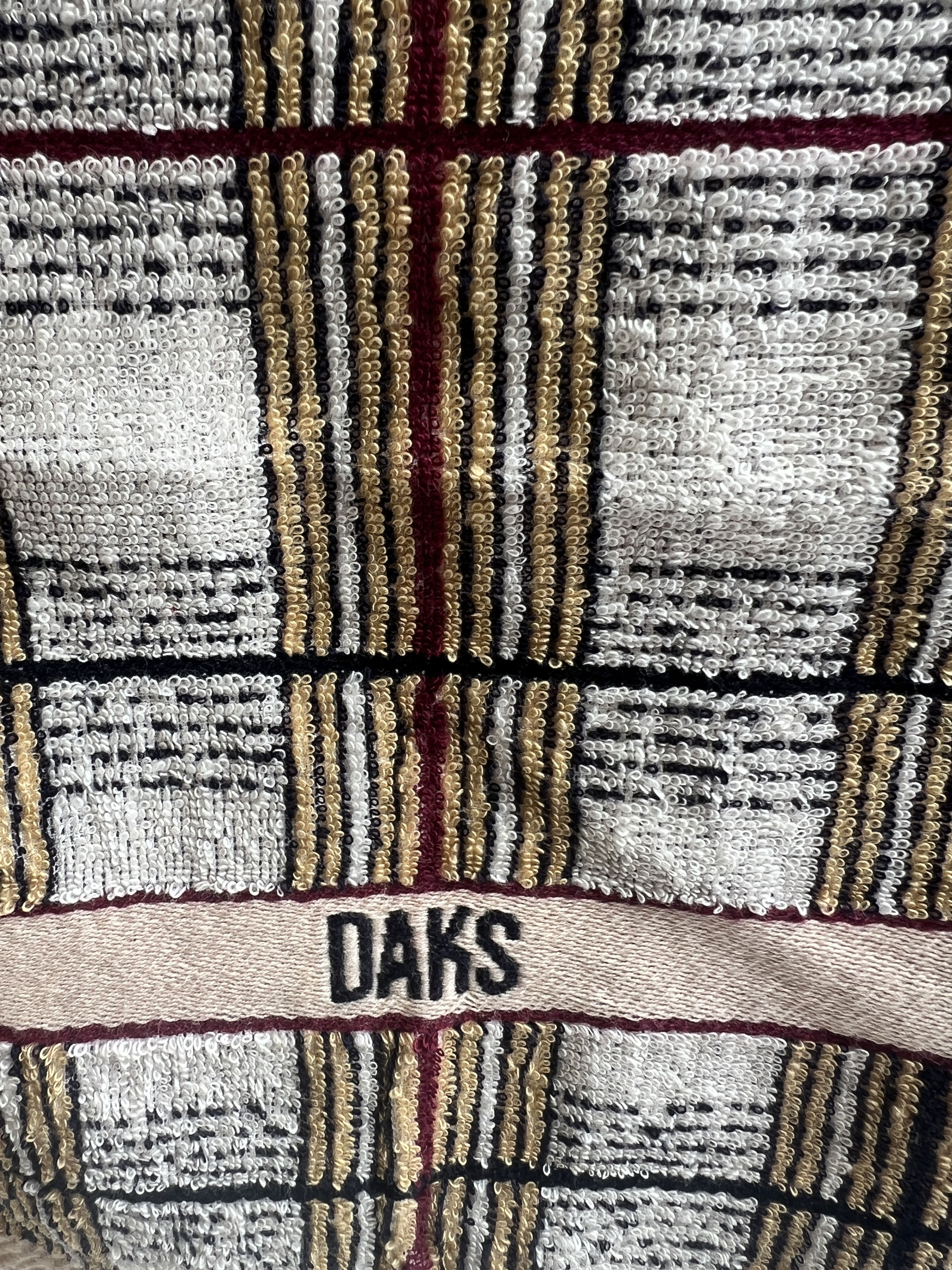 DAKS Authentic DAKS hand towel Size ONE SIZE - 6 Thumbnail