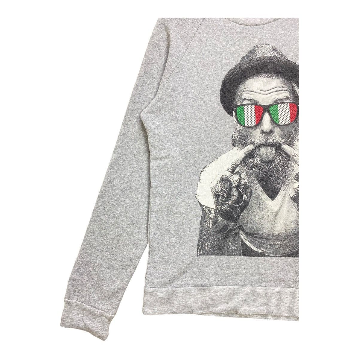 Other SPEND Italy Graphic Sweatshirt Gray Made in Italy Size M Size US M / EU 48-50 / 2 - 3 Thumbnail