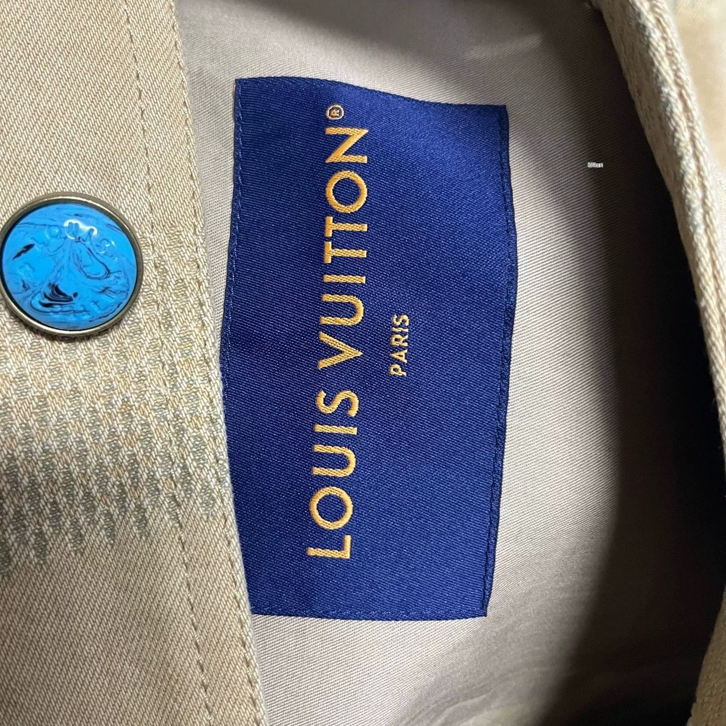 Louis Vuitton Louis Vuitton Khaki Letter Jacquard Jacket Size US M / EU 48-50 / 2 - 4 Thumbnail
