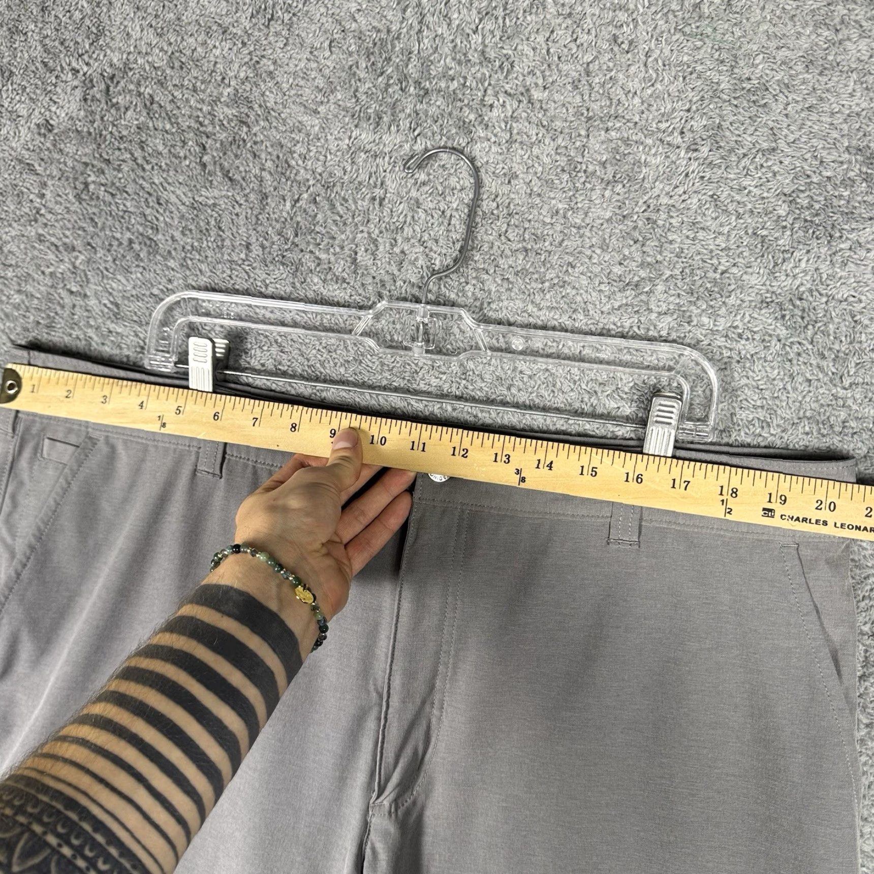 Vintage Duluth Trading Pants Mens 40x30 Gray Overachino Chino Standard Stretch Utility Shirt? Size US 40 / EU 56 - 4 Thumbnail