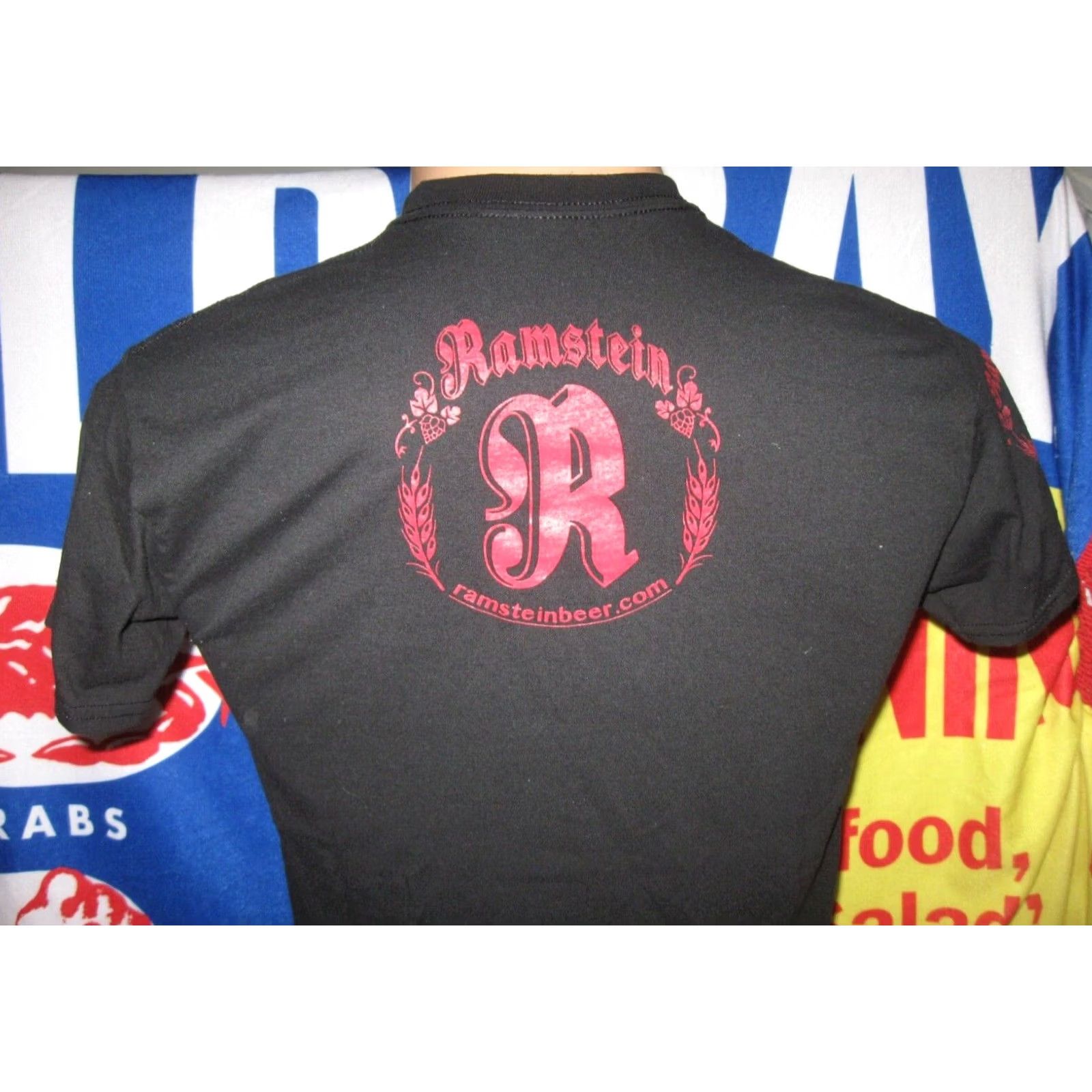 Vintage RAMSTEIN BEER Biergarten t shirt Men's Adult Medium Brewing GERMAN LAGERS Size US M / EU 48-50 / 2 - 5 Thumbnail