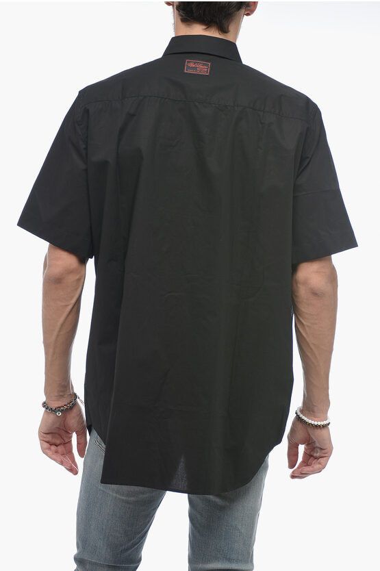 Raf Simons o1mle1124 Short Sleeve Shirt in Black/White Size US S / EU 44-46 / 1 - 2 Thumbnail