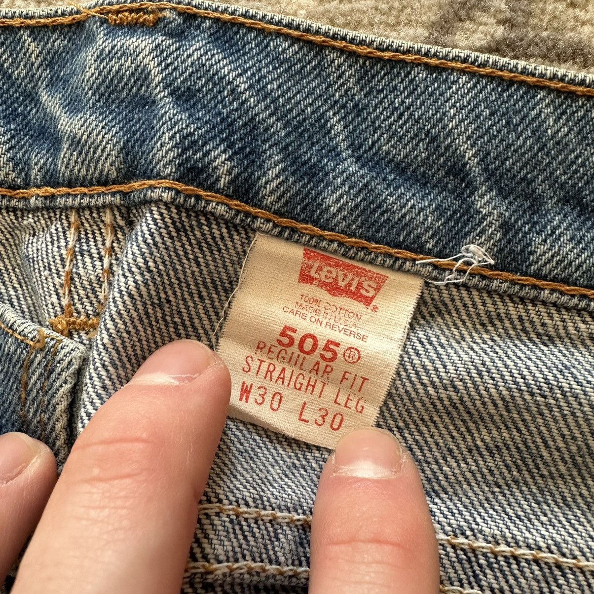 Levi's × Levi's Vintage Clothing Levis 505 Size US 30 / EU 46 - 5 Thumbnail