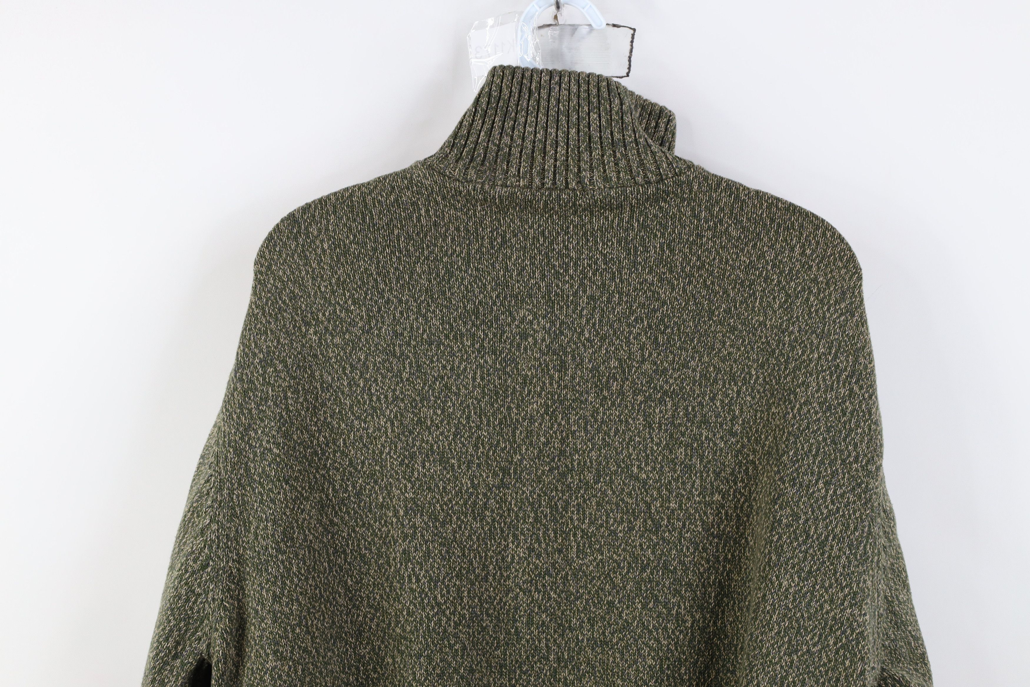 Vintage Vintage 90s Streetwear 1/4 Half Zip Cotton Pullover Sweater Size US L / EU 52-54 / 3 - 11 Thumbnail
