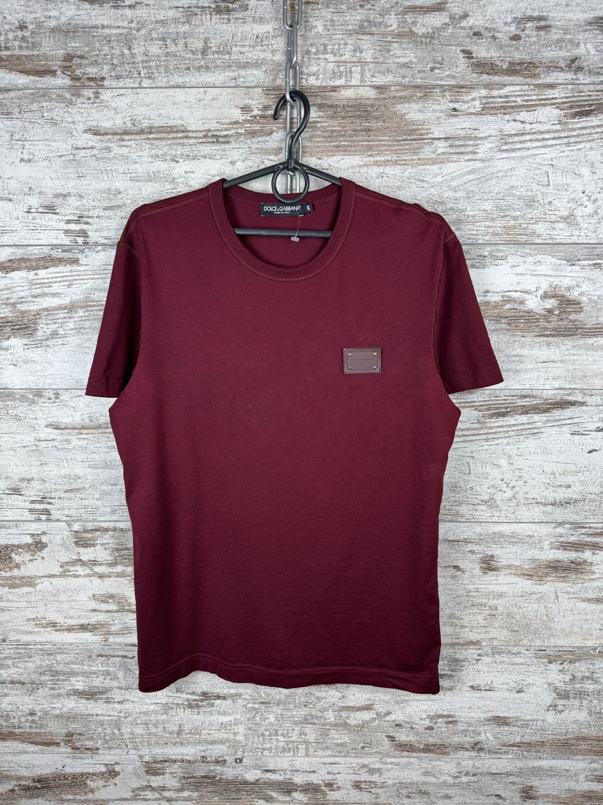 Dolce & Gabbana Mens Vintage Dolce & Gabbana T-shirt luxury metal logo Size US S / EU 44-46 / 1 - 2 Thumbnail