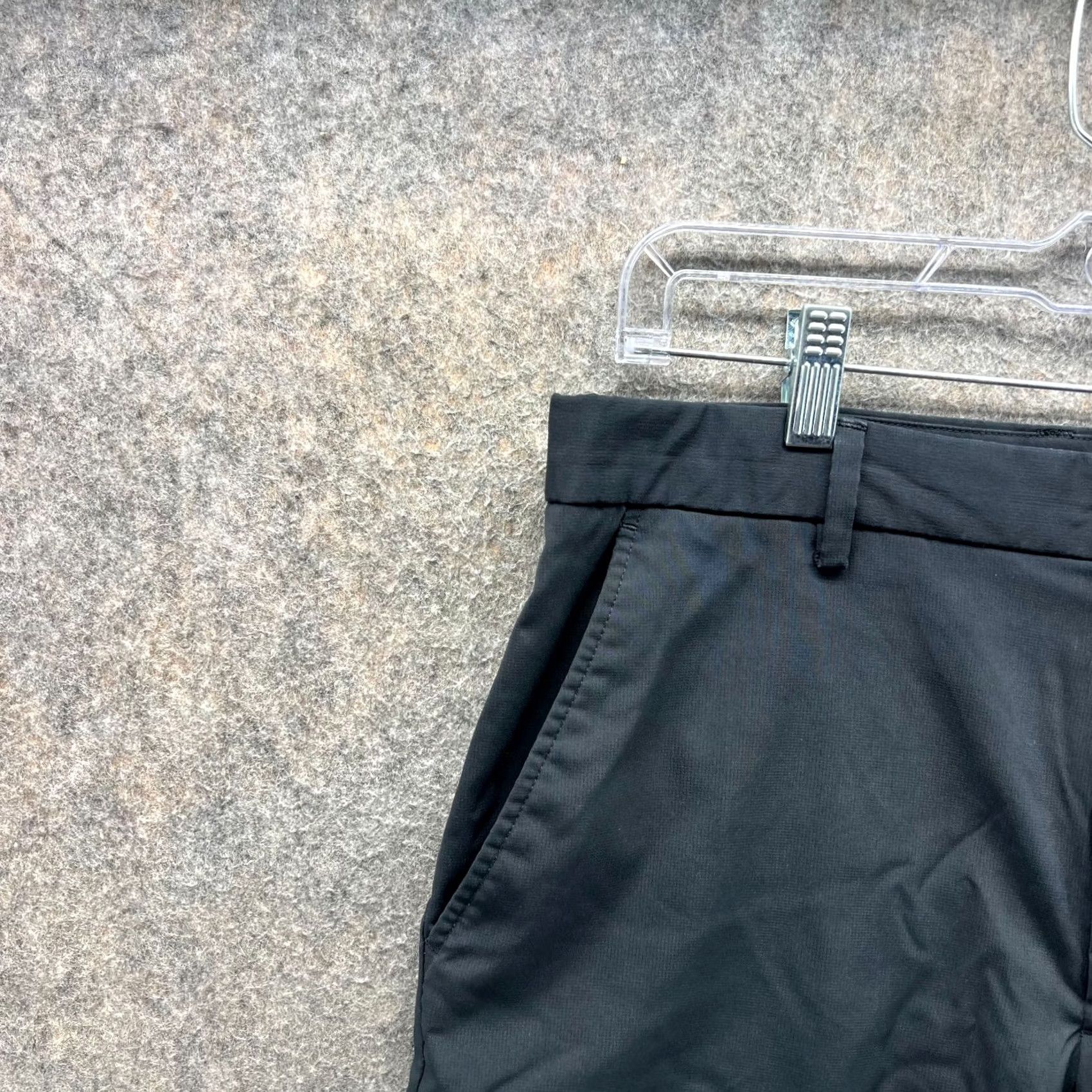 Vintage Greg Norman Shorts Mens 34 Black Chino Flat Front Golf Golfer Classic Travel Size US 34 / EU 50 - 5 Thumbnail