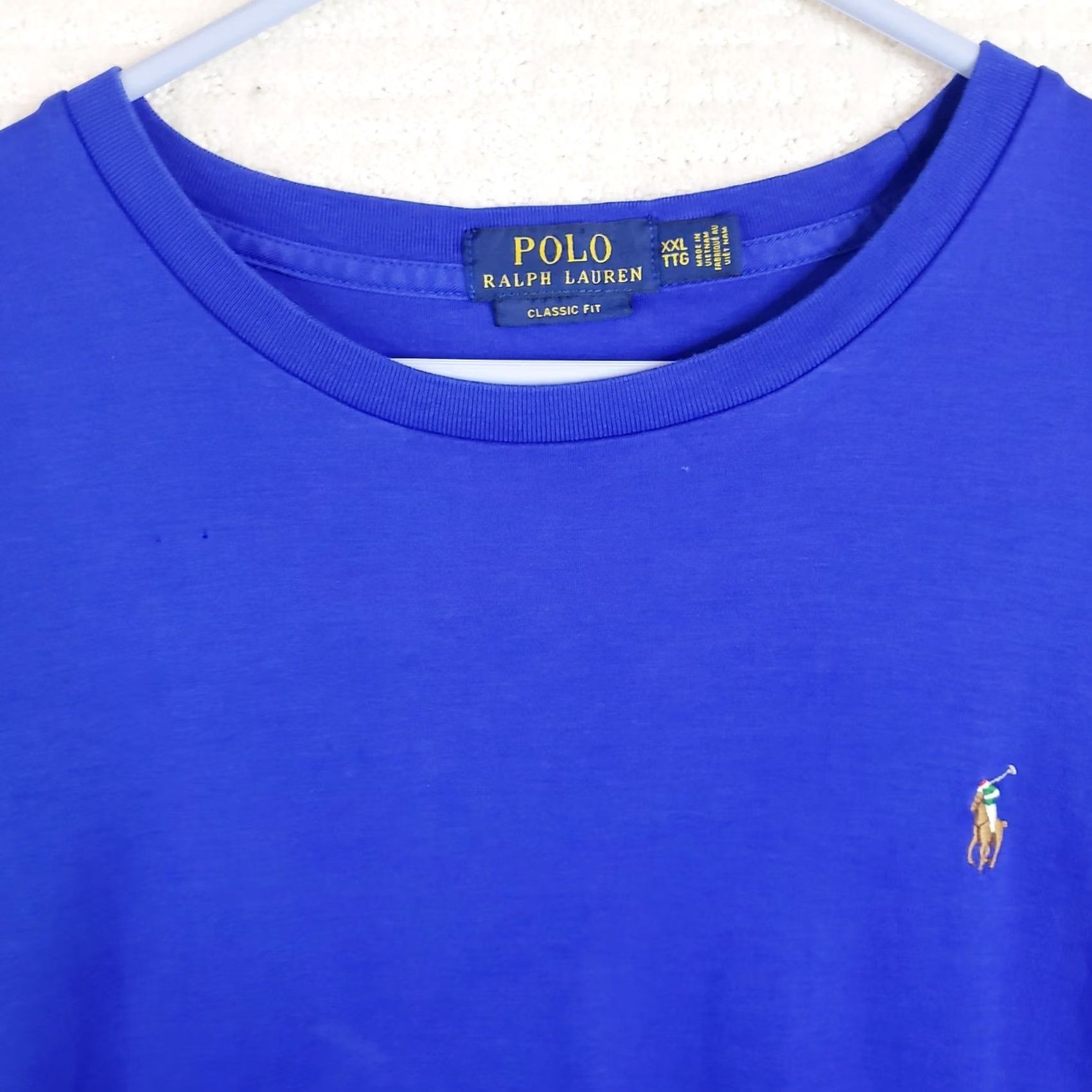 Polo Ralph Lauren Polo Ralph Lauren T Shirt Mens XXL Blue Cotton Short Sleeve Tee Size US XXL / EU 58 / 5 - 3 Thumbnail