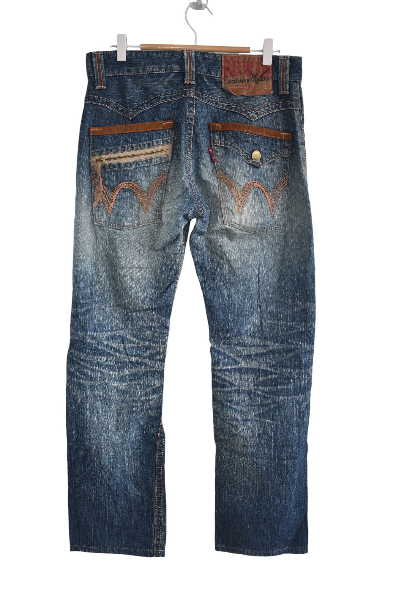 Edwin × If Six Was Nine Distress 🔥 Edwin Jeans Distress W31 Size US 31 - 2 Thumbnail