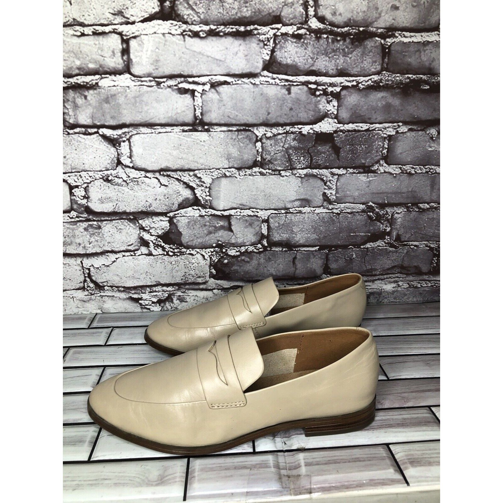 Rockport Rockport Trutech Beige Nude Leather Penny Slip On Dressy Loa Size US 7.5 / IT 37.5 - 8 Thumbnail