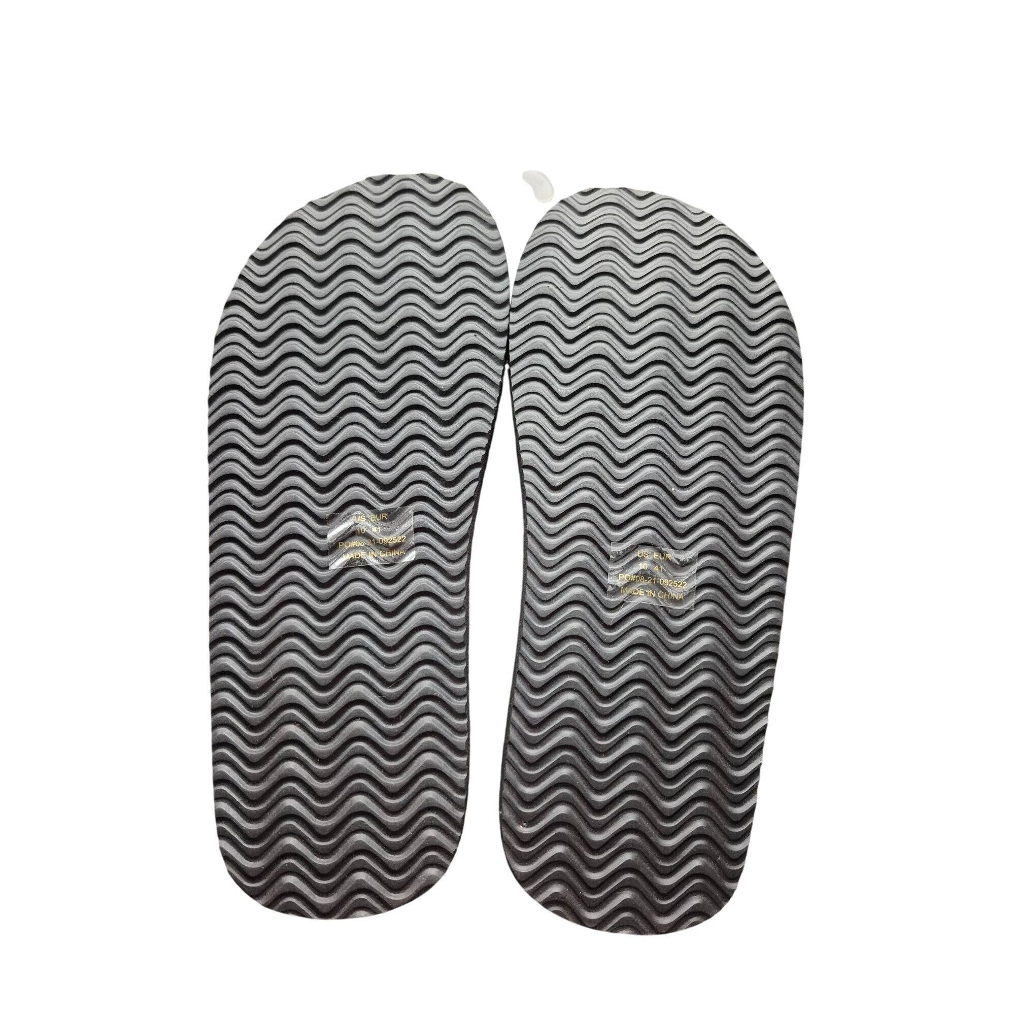 Other Norty Pink & White Striped Flip-Flops Size 10 Lightweight & Size US 10 / IT 40 - 4 Thumbnail