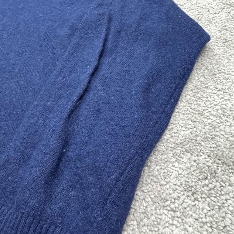Vintage VINTAGE Subdueb Wool Blend Pullover Sweater Women Medium Blue Knit Casual Fall Spring Winter Size M / US 6-8 / IT 42-44 - 4 Thumbnail