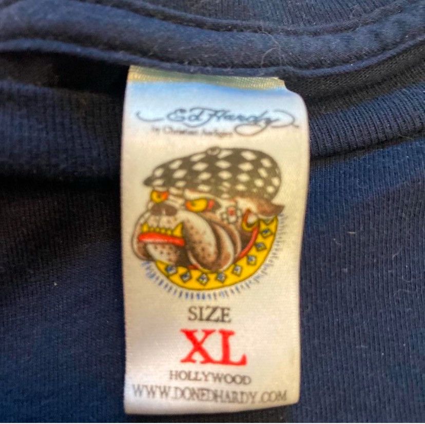 Christian Audigier × Ed Hardy Ed Hardy Rhinestone Long Sleeve Size US L / EU 52-54 / 3 - 5 Thumbnail