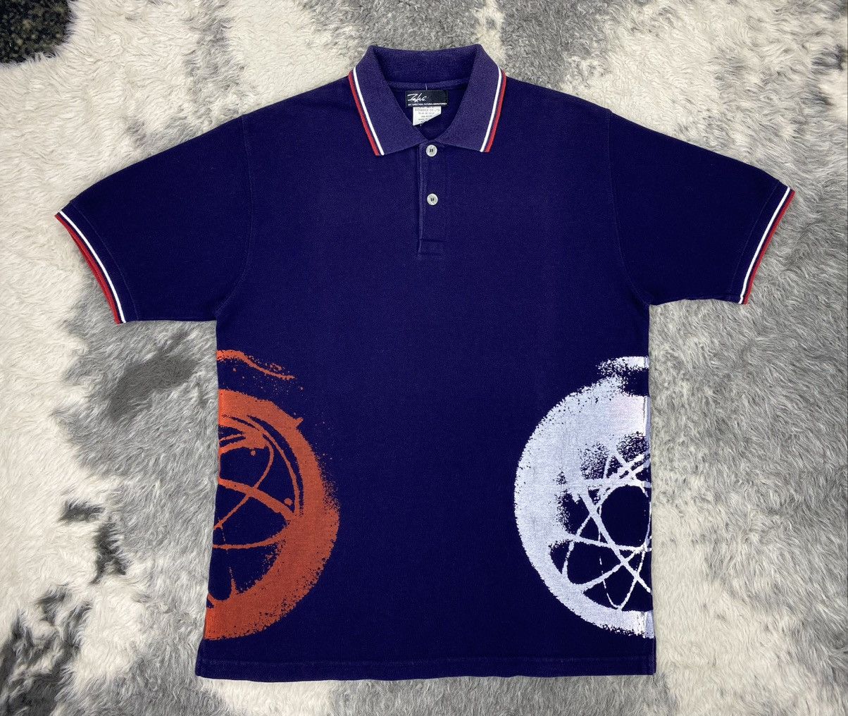 Futura × Japanese Brand × Recon 🔥Vintage Futura Laboratories Overprint Painted Atoms Polos Size US M / EU 48-50 / 2 - 1 Thumbnail