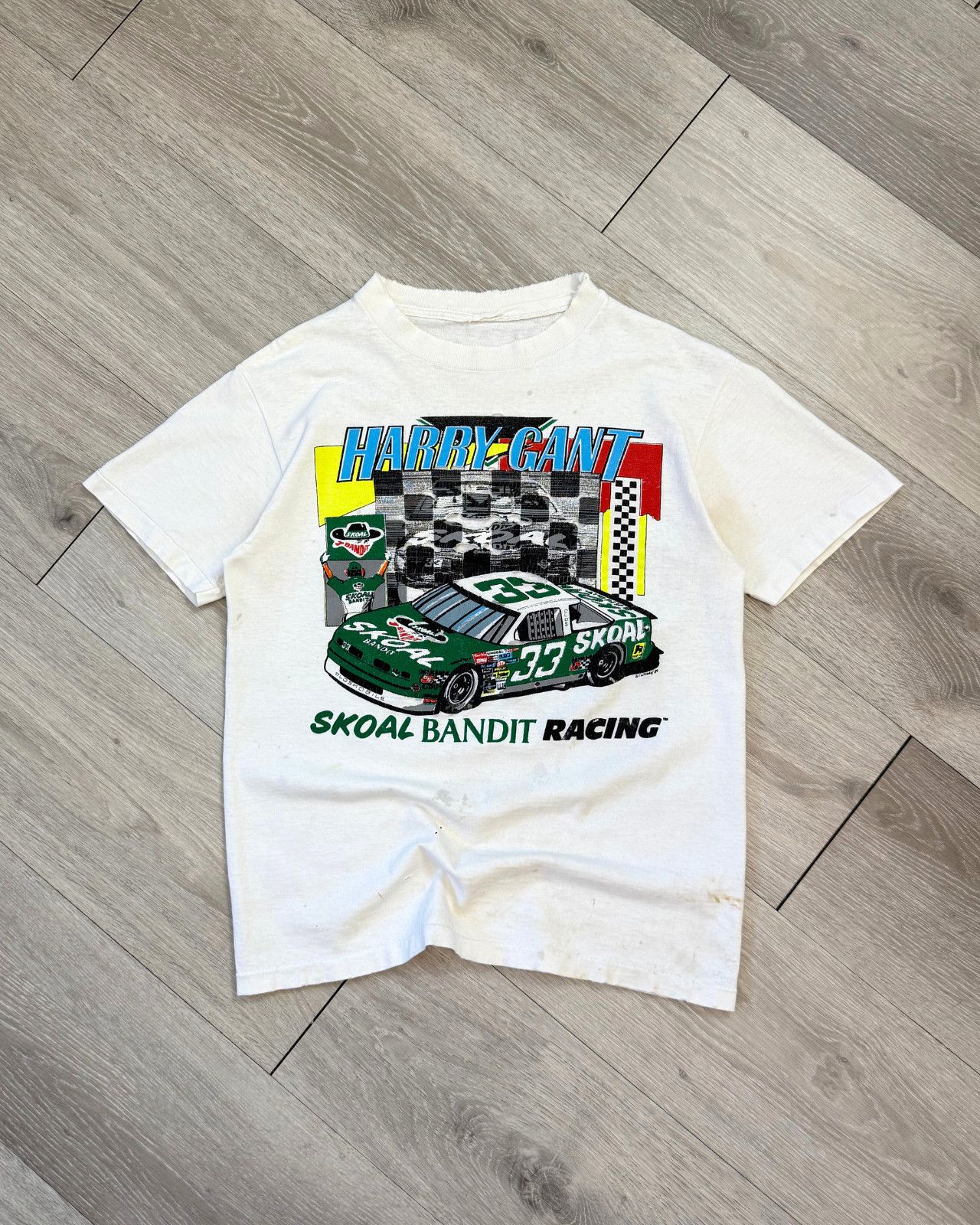 Vintage Vintage 1989 Harry Gant Skoal Bandit Racing T-Shirt - Small Size US S / EU 44-46 / 1 - 1 Thumbnail