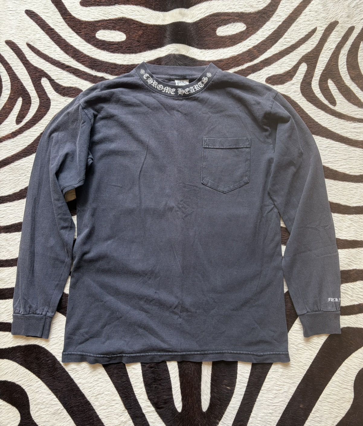 Chrome Hearts Chrome Hearts Faded “Vine Dagger” Fuck You Longsleeve Size US M / EU 48-50 / 2 - 2 Thumbnail