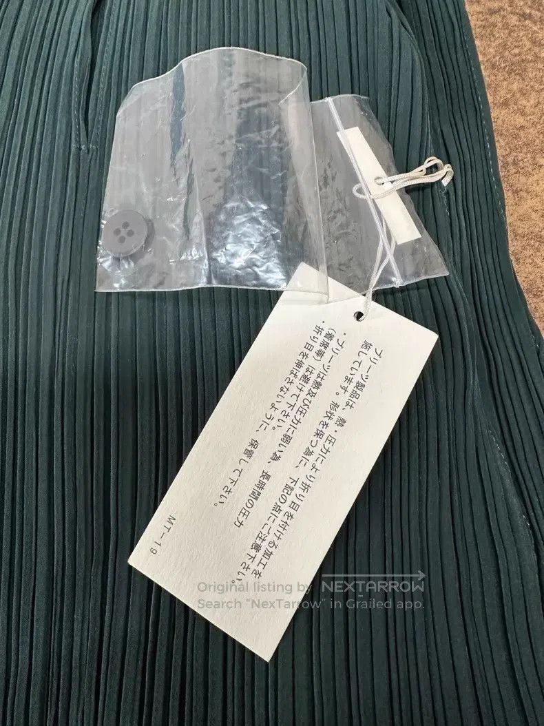 Issey Miyake Issey Miyake Green Ruched Top Size M / US 6-8 / IT 42-44 - 4 Thumbnail