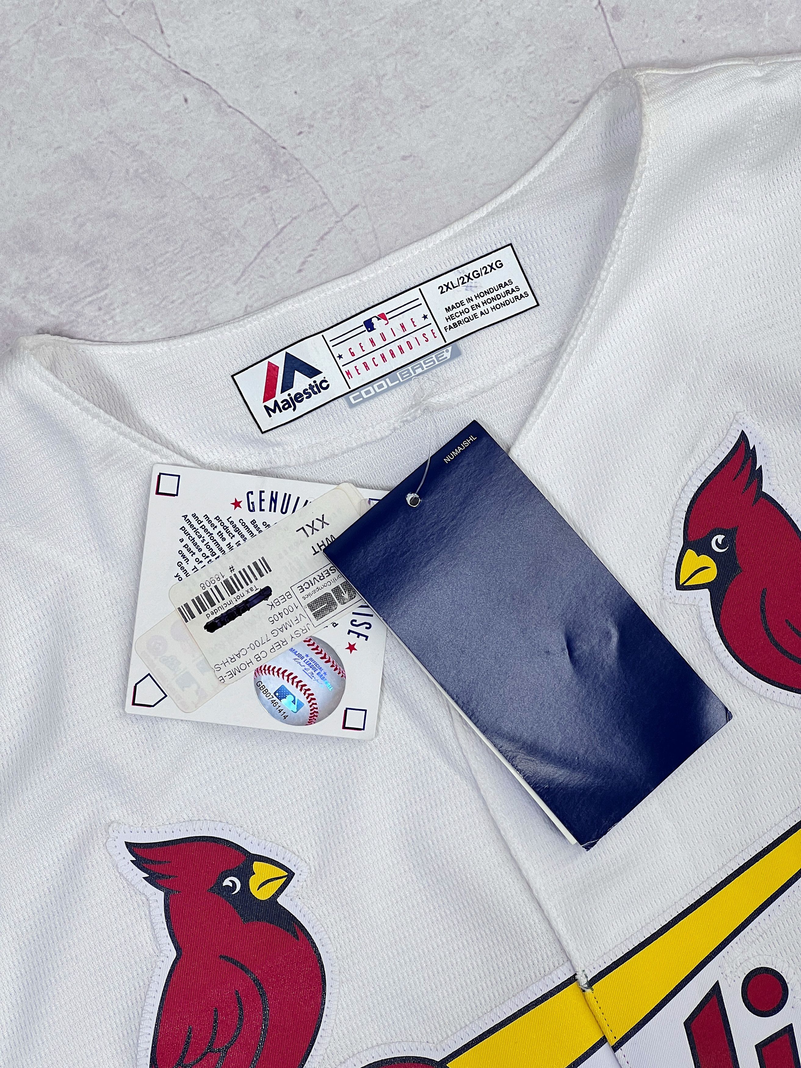 MLB × Majestic St Louis Cardinals Baseball Jersey Majestic Coolbase MLB Size US XXL / EU 58 / 5 - 5 Thumbnail