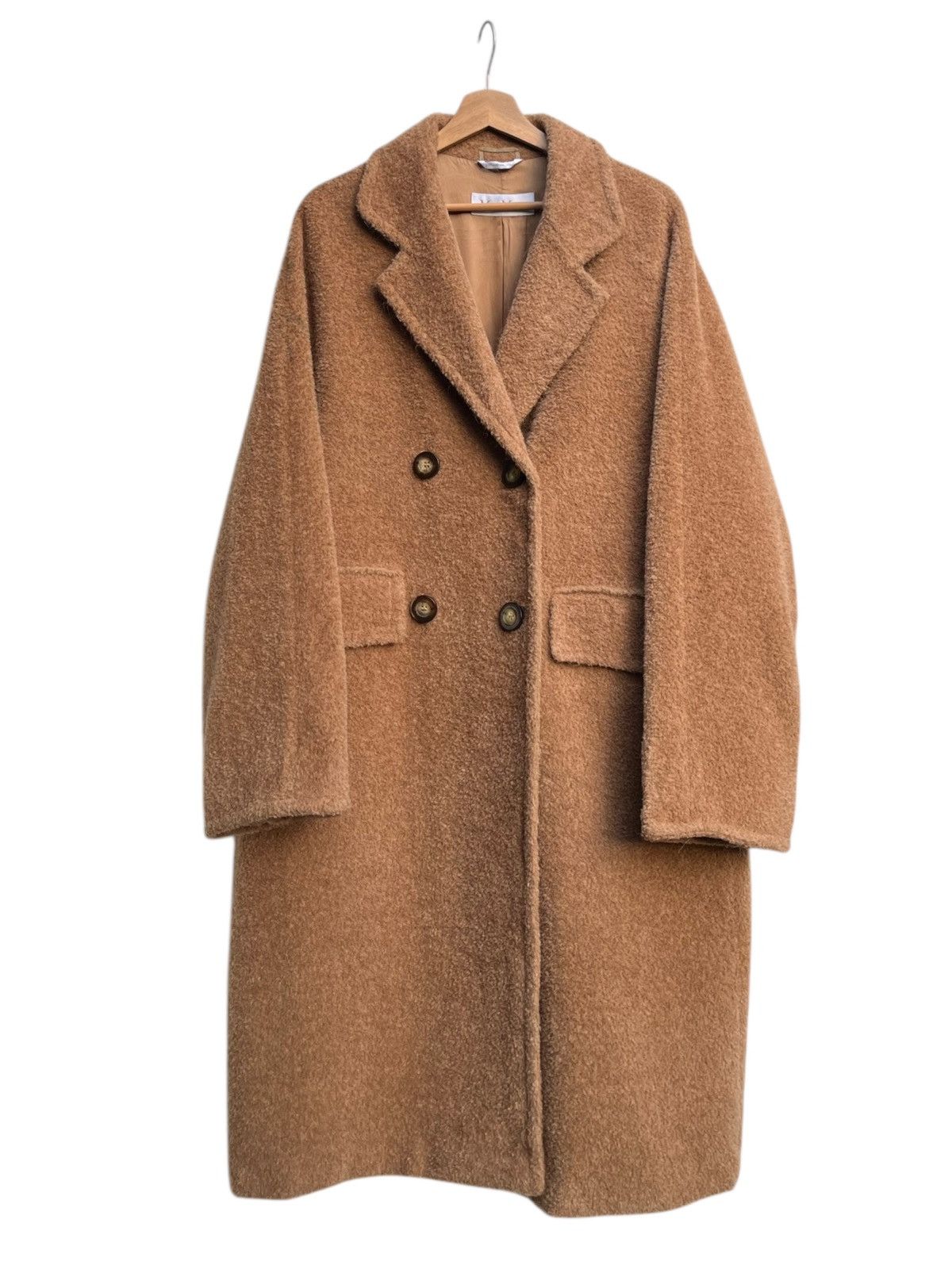 Max Mara Max Mara Alpaca Wool Double Breasted Coat Size M / US 6-8 / IT 42-44 - 3 Thumbnail