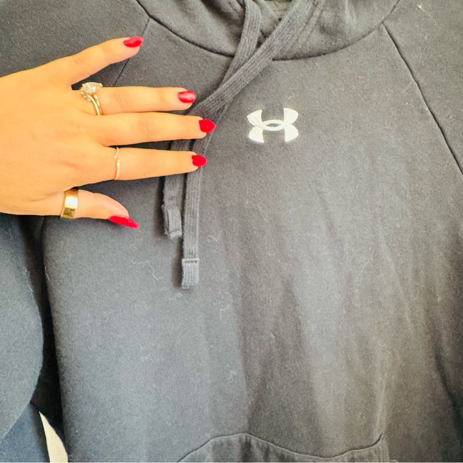 Champion CHAMPION Black White Logo Hoodie Pullover Sweatshirt $70 Size US S / EU 44-46 / 1 - 8 Thumbnail