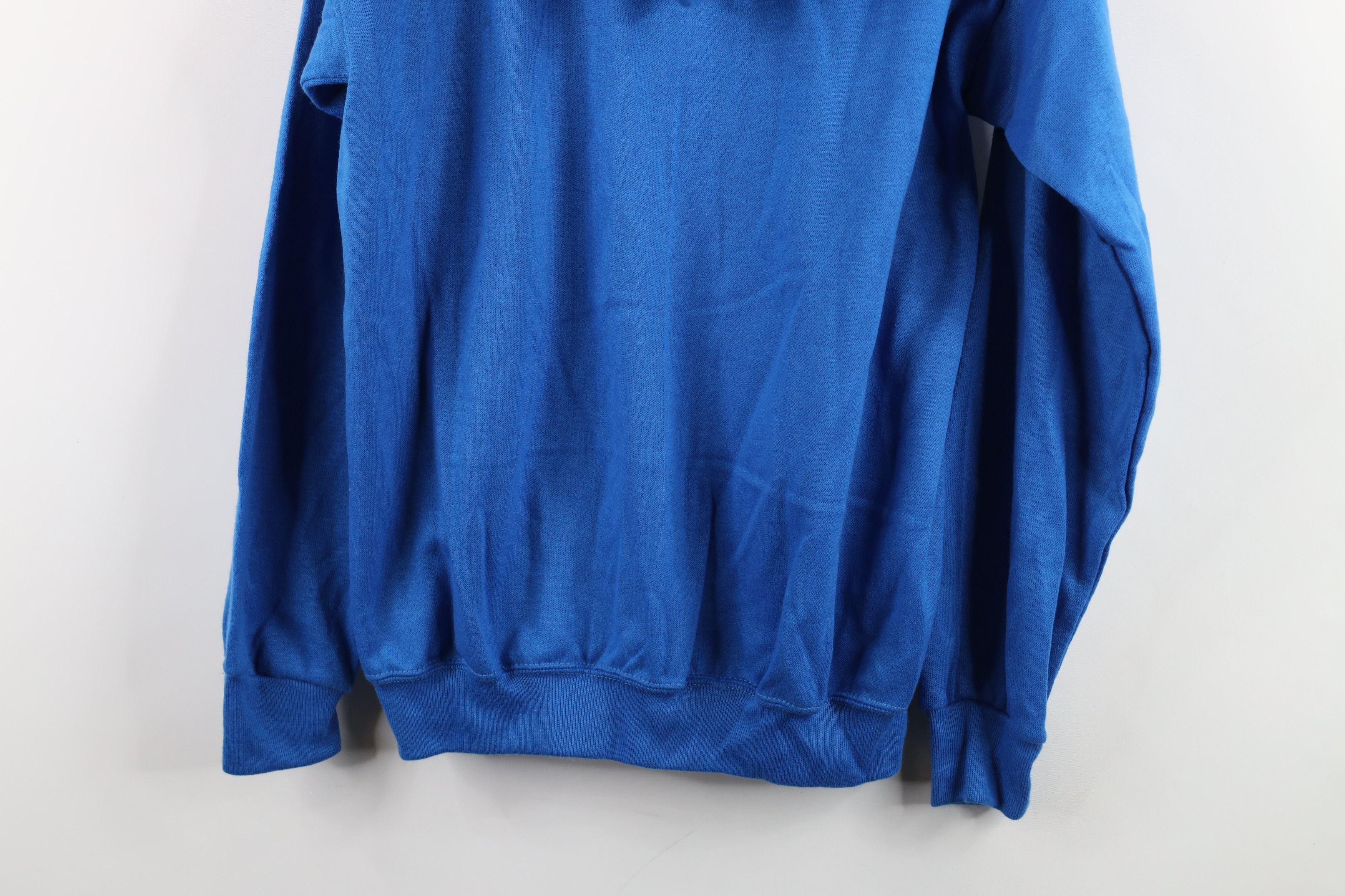 Vintage Deadstock Vintage 70s Streetwear Zip Hoodie Royal Blue USA Size US M / EU 48-50 / 2 - 13 Thumbnail