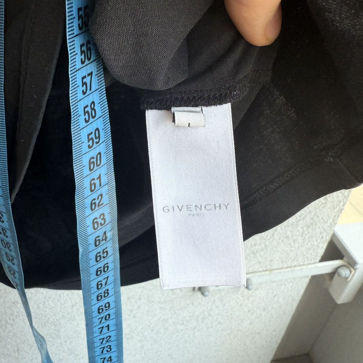 Givenchy Black Oversized Paris Vintage T-Shirt