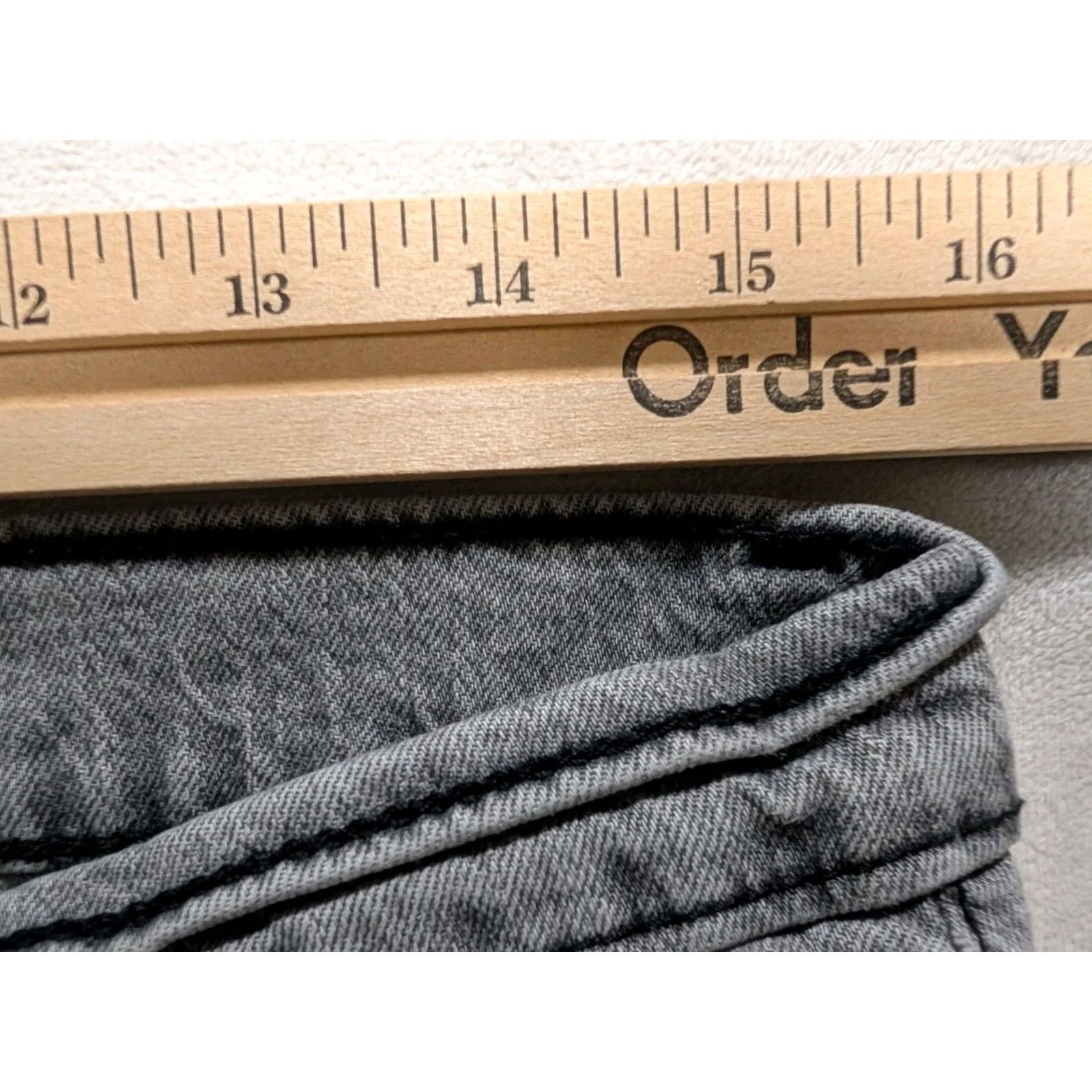 Levi's Levi's 505 Jeans Mens 32x30 Black Regular Straight Denim Pants Logo USA 5-Pocket Belts Loops Vintage: No Size US 32 / EU 48 - 3 Thumbnail