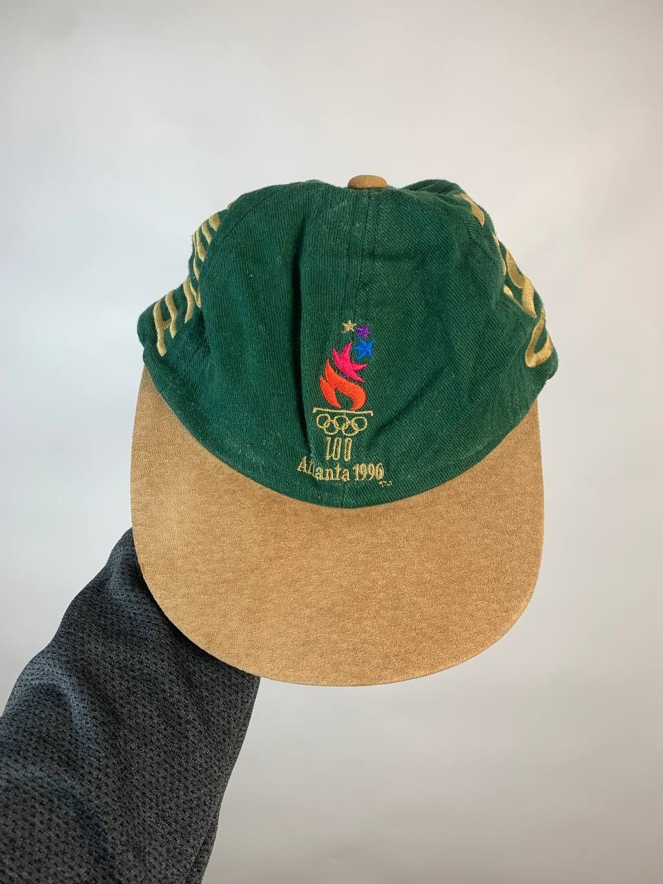 Vintage Olympic Games Atlanta 1996 Cap Hat Green vintage Size ONE SIZE - 1 Thumbnail