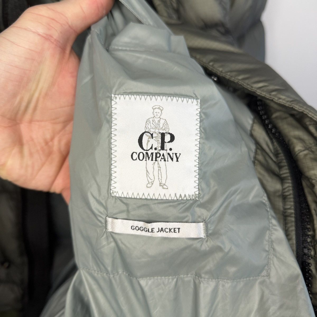 C.P. Company Cp Company DD Shell Down Puffer Google Jacket Khaki Green Size US M / EU 48-50 / 2 - 14 Thumbnail