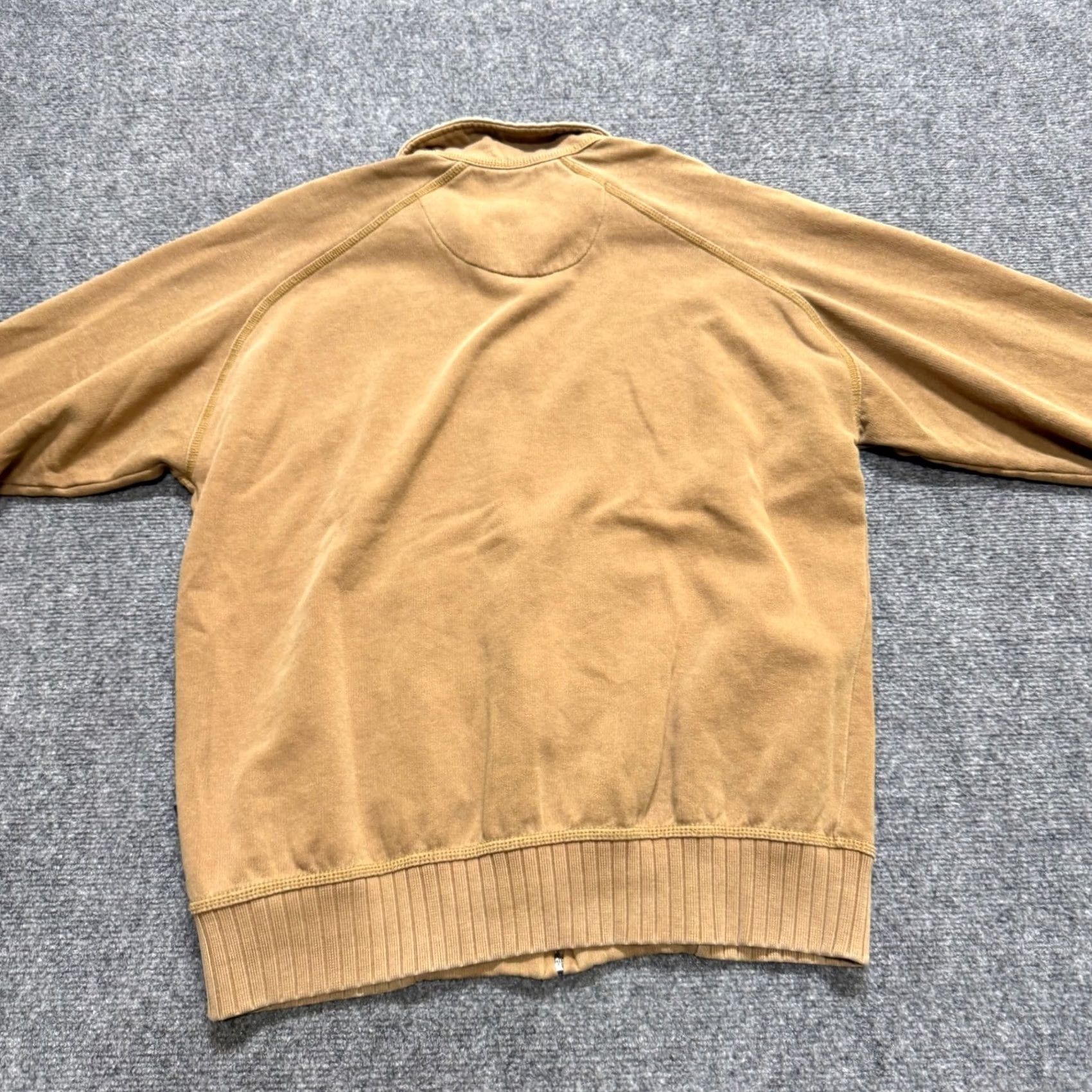 Arrow Arrow Basic Jacket M Beige Cotton Blend Full Zip Collared Men Size US 31 - 3 Thumbnail
