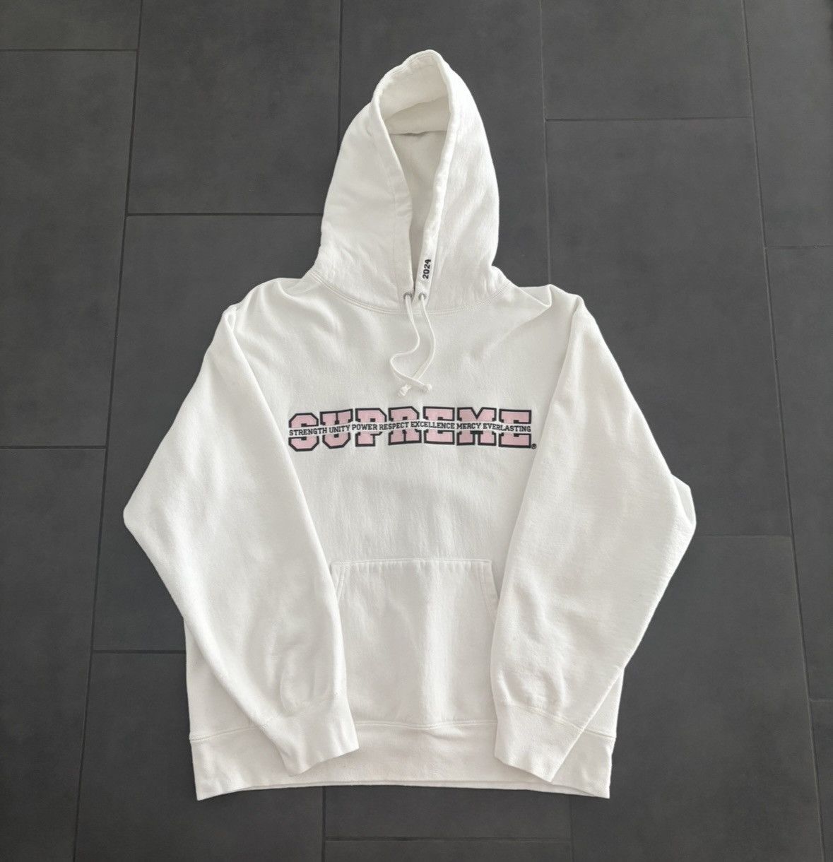 Supreme Supreme Collegiate Acronym Hoodie Size US M / EU 48-50 / 2 - 1 Thumbnail