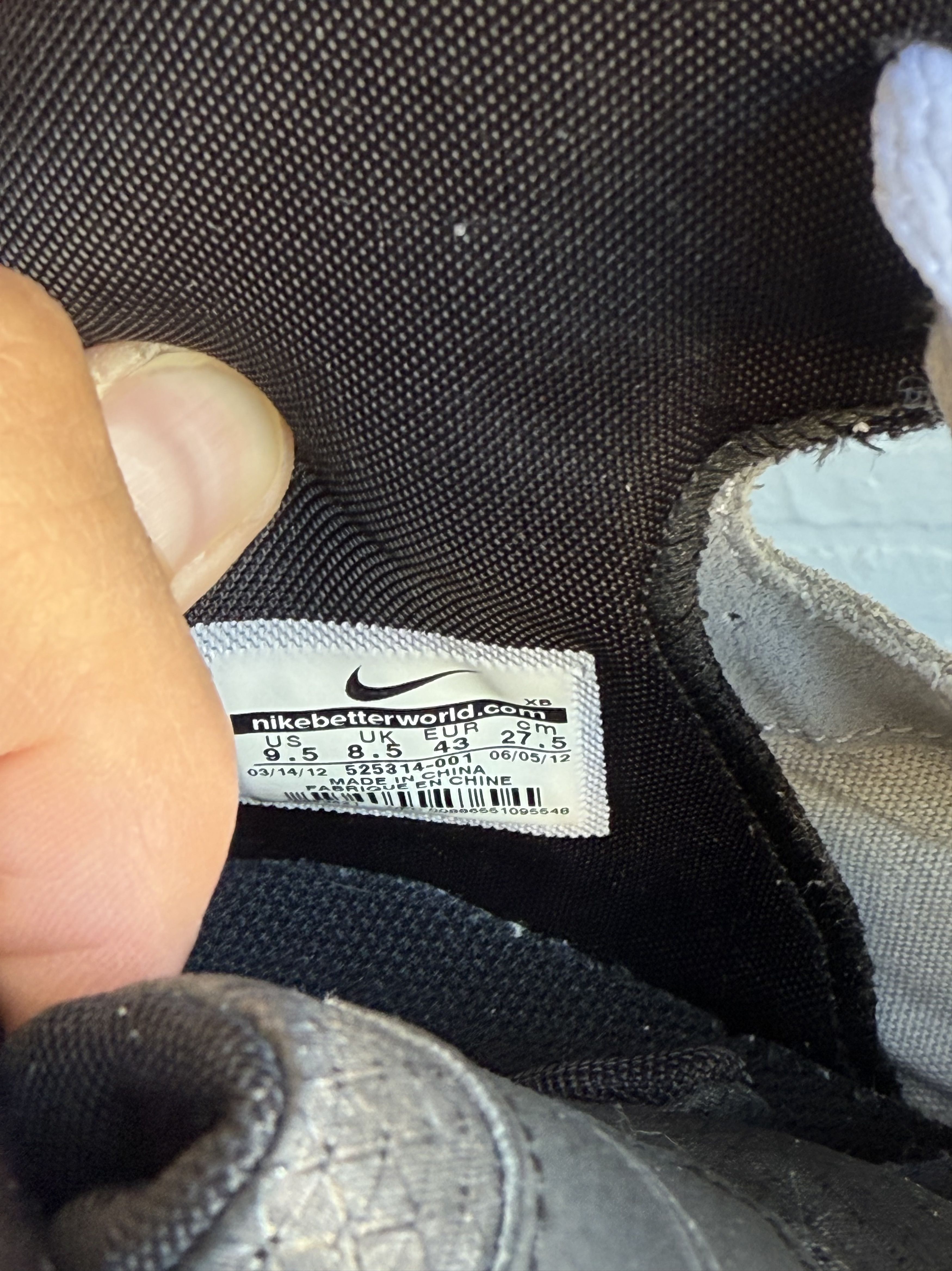 Nike RARE Nike hyperclave wolf grey suede leather ACG sneaker Size US 9.5 / EU 42-43 - 13 Thumbnail