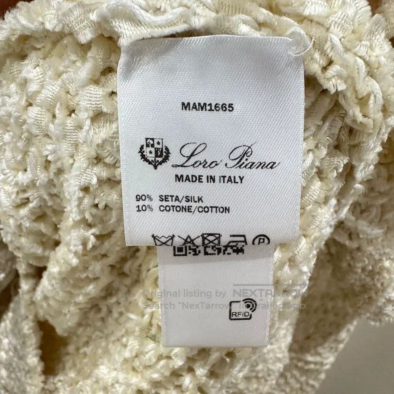 Loro Piana Loro Piana Ivory Chunky Knit Sweater Size S / US 4 / IT 40 - 4 Thumbnail