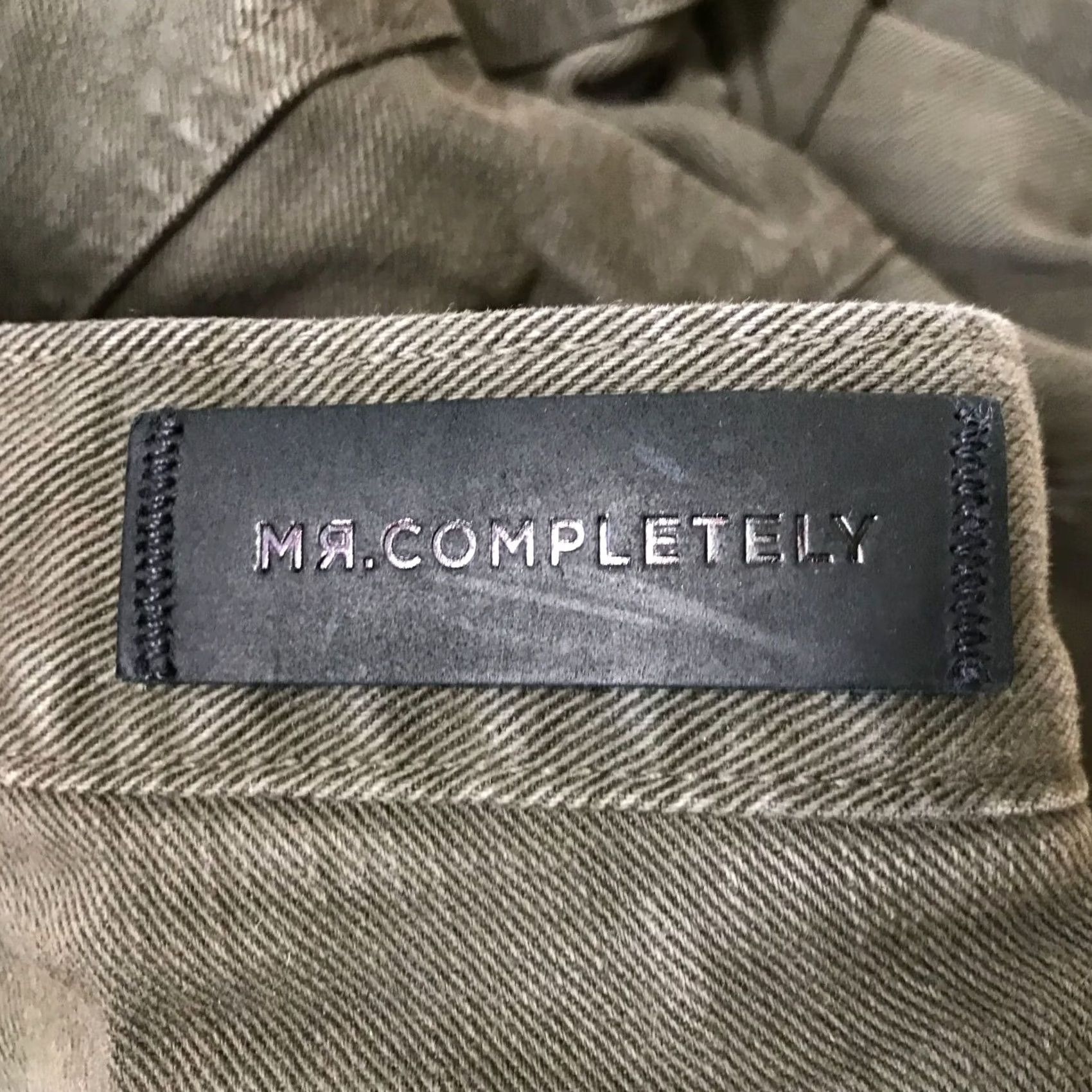 Vintage MR. COMPLETELY - MENS 32 - OLIVE DOUBLE PANEL ZIPPERS JEANS Rockstar Goth Grunge Skinny Size US 32 / EU 48 - 8 Thumbnail