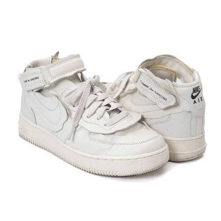 Nike Comme des Garçons Air Force 1 Mid (White)