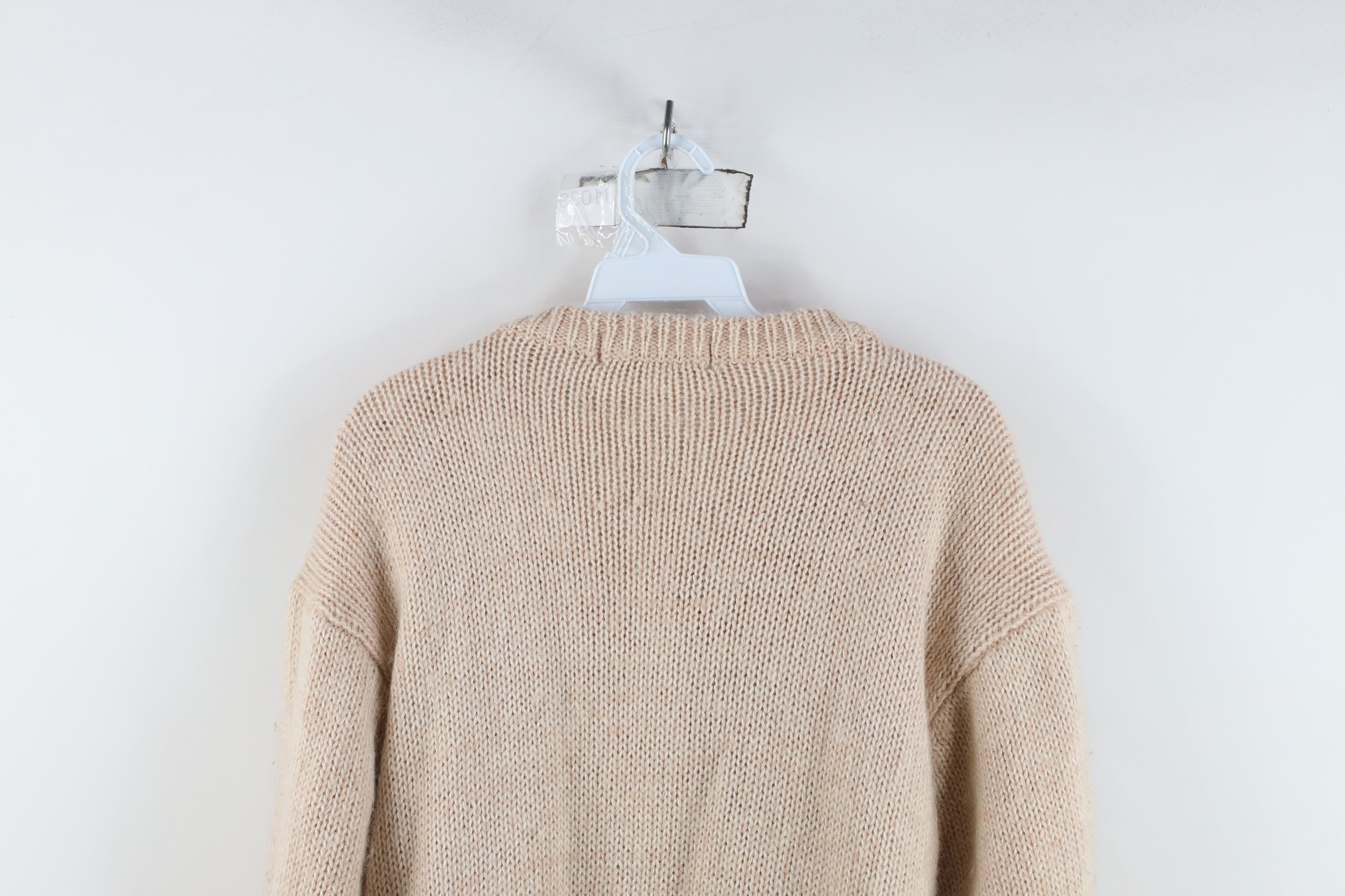 Vintage Vintage 90s Streetwear Blend Flower Knit Cardigan Sweater Size L / US 10 / IT 46 - 13 Thumbnail
