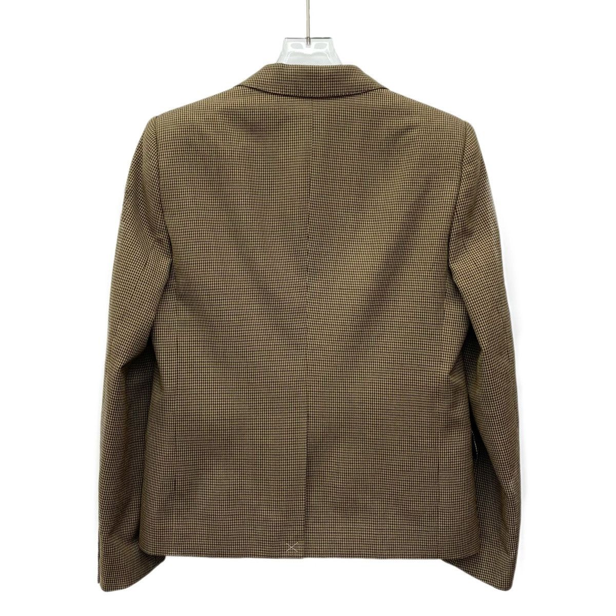 Celine Celine Dark Brown Chambray Cashmere Lapel Blazer Size M / US 6-8 / IT 42-44 - 2 Thumbnail