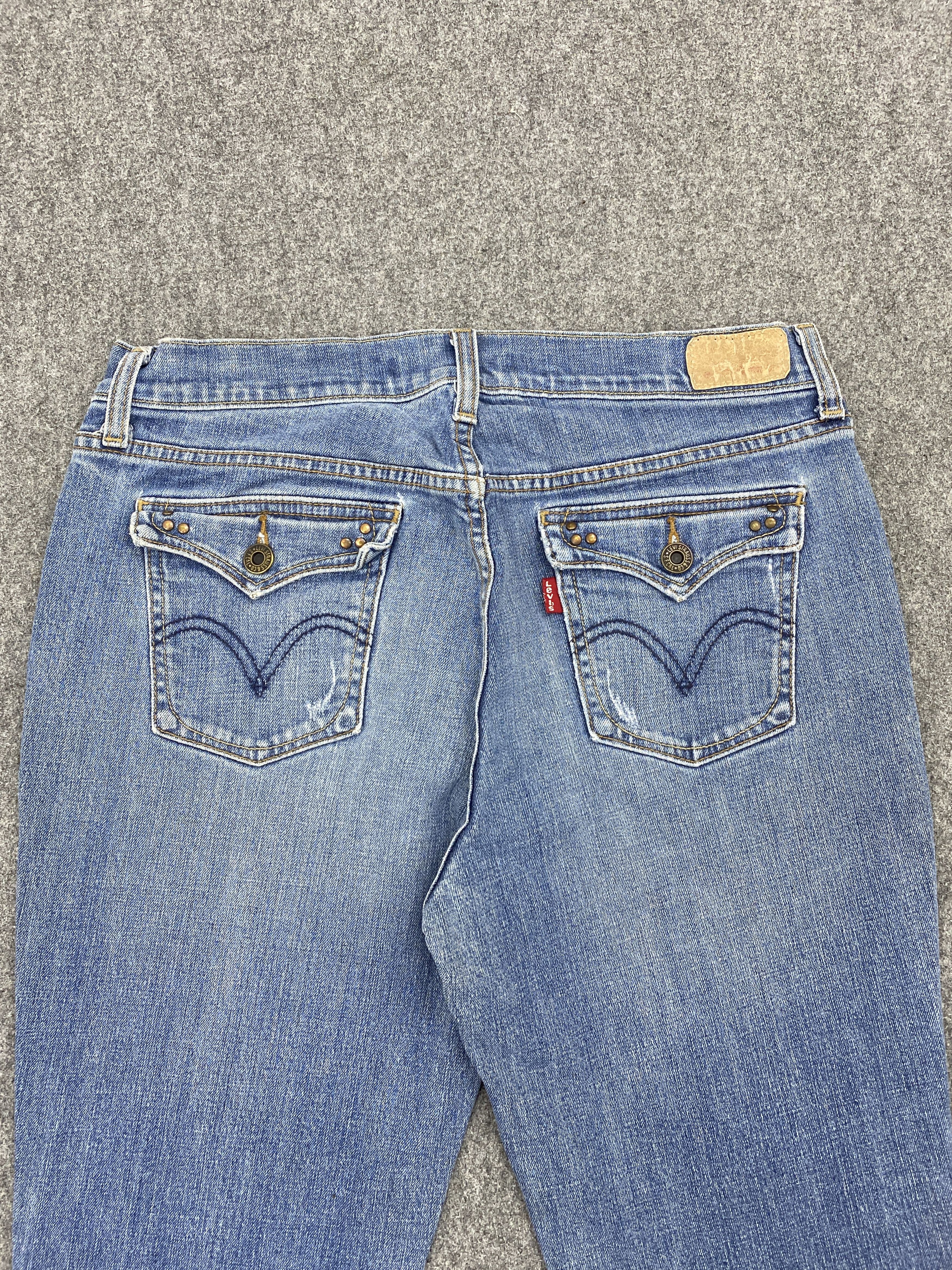 Levi's Vintage levis 515 Flare Blue Denim DP2631 Size US 30 / EU 46 - 4 Thumbnail
