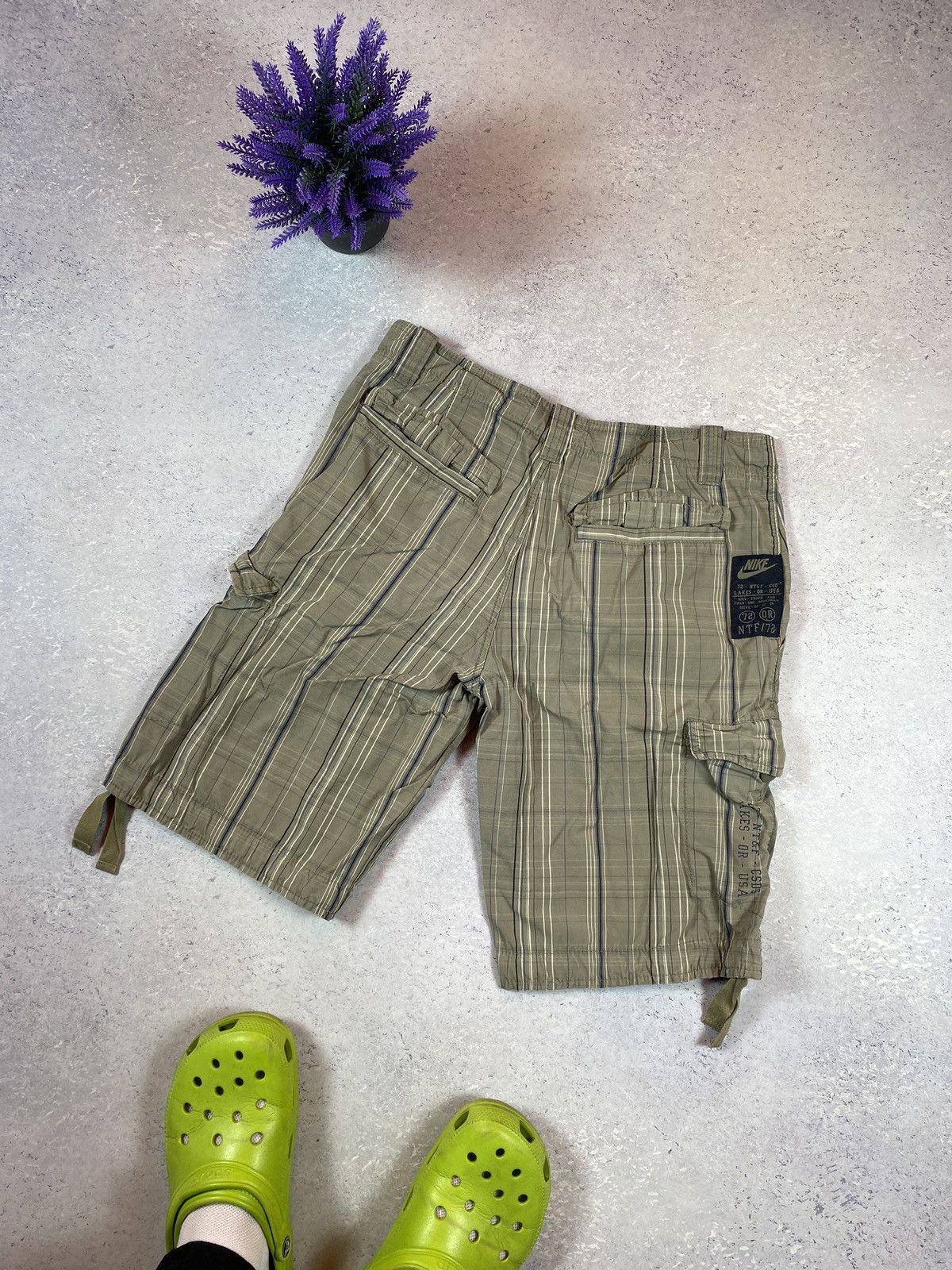 Nike × Vintage Vintage Men’s Grey Drill Short Size Small Size US 30 / EU 46 - 4 Thumbnail