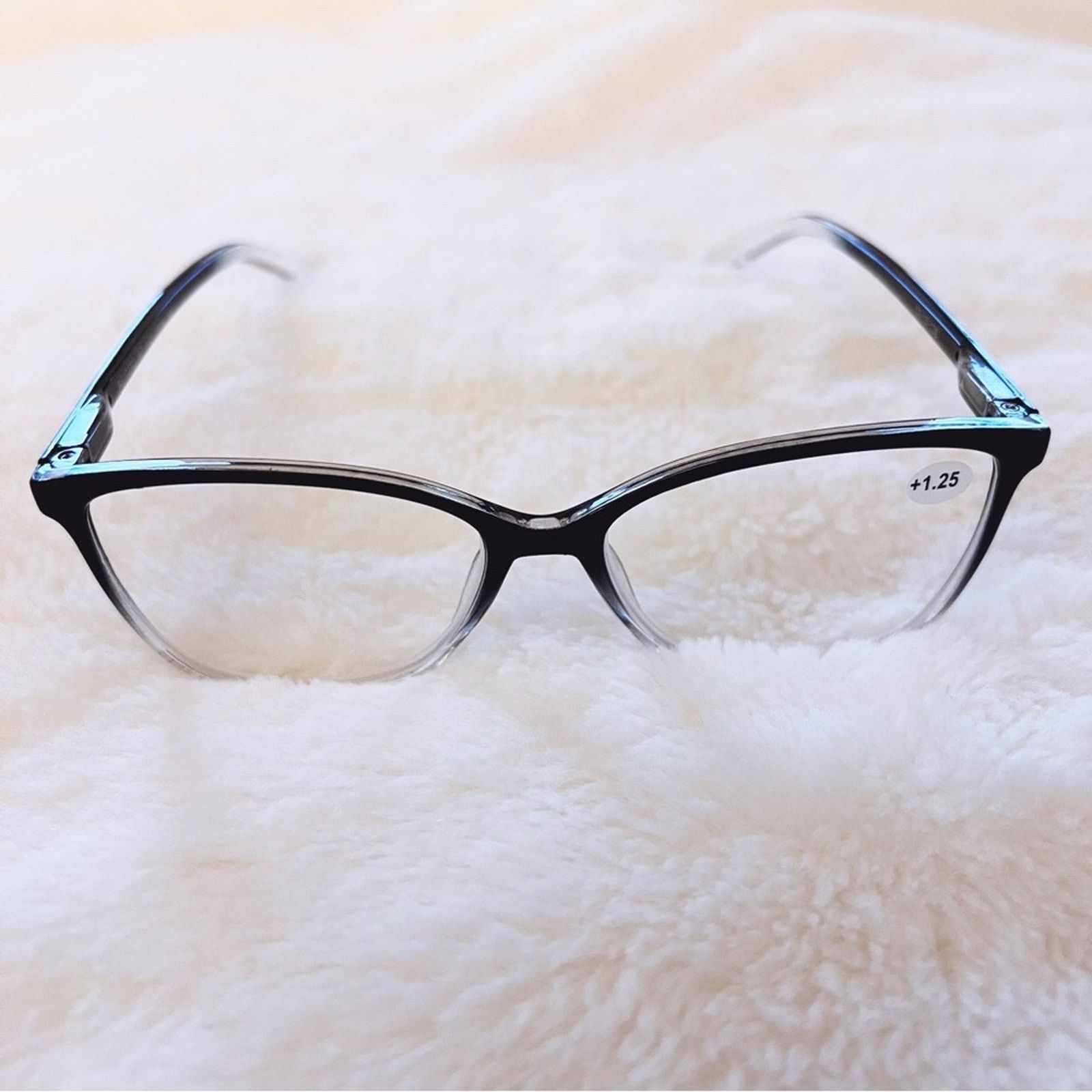 Other Eli Clear & Black Two Tone Reader Glasses Size ONE SIZE - 4 Thumbnail