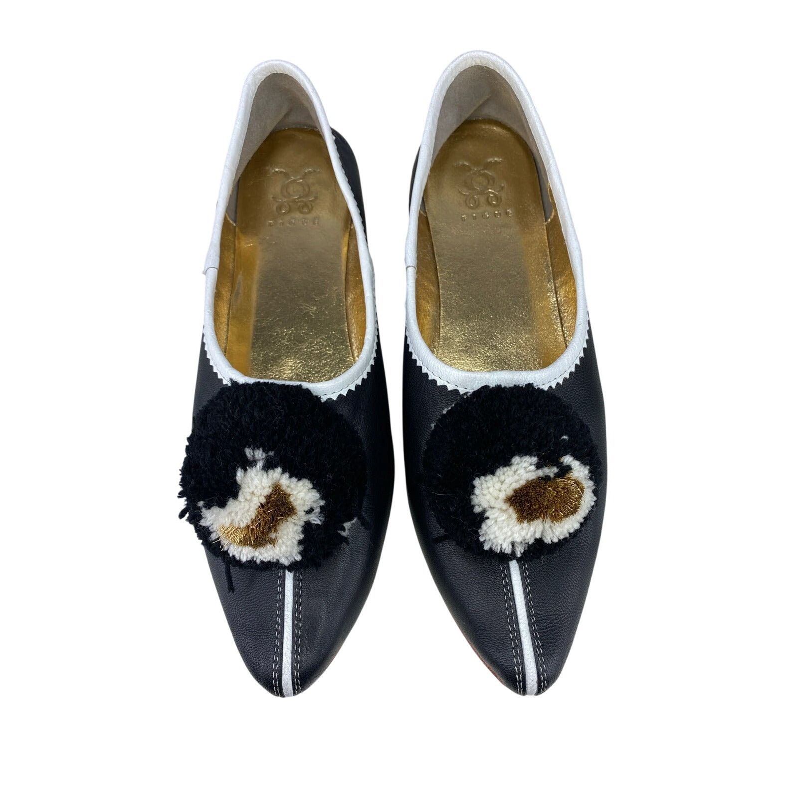 Figue Figue leather flats sz 7 MSRP $625 Size US 7 / IT 37 - 4 Thumbnail