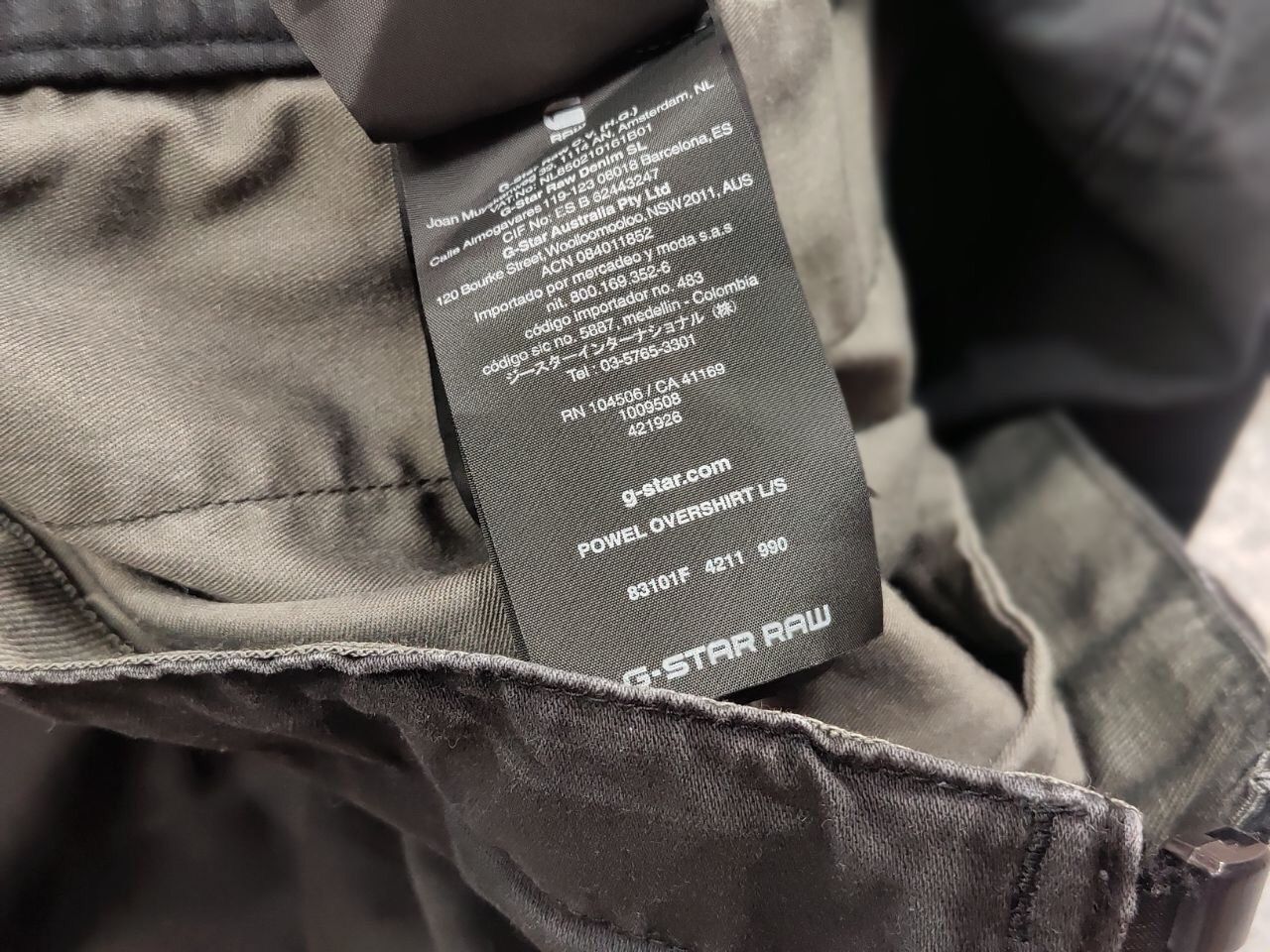 G-Star G Star Raw Powel Overshirt Black Pocket Zip Hooded Jacket Size US L / EU 52-54 / 3 - 20 Thumbnail
