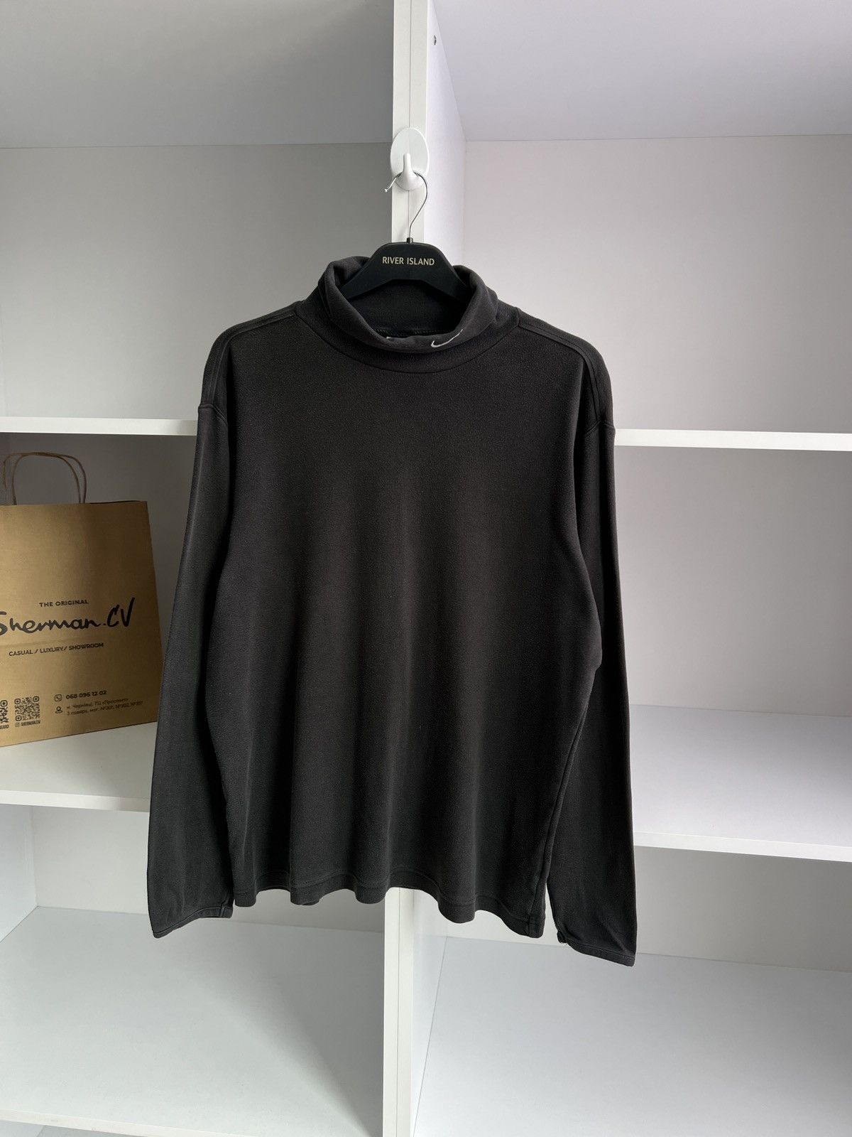 Nike × Vintage Vintage Nike Golf Swoosh Men’s Turtleneck Long Sleeve Size US M / EU 48-50 / 2 - 3 Thumbnail