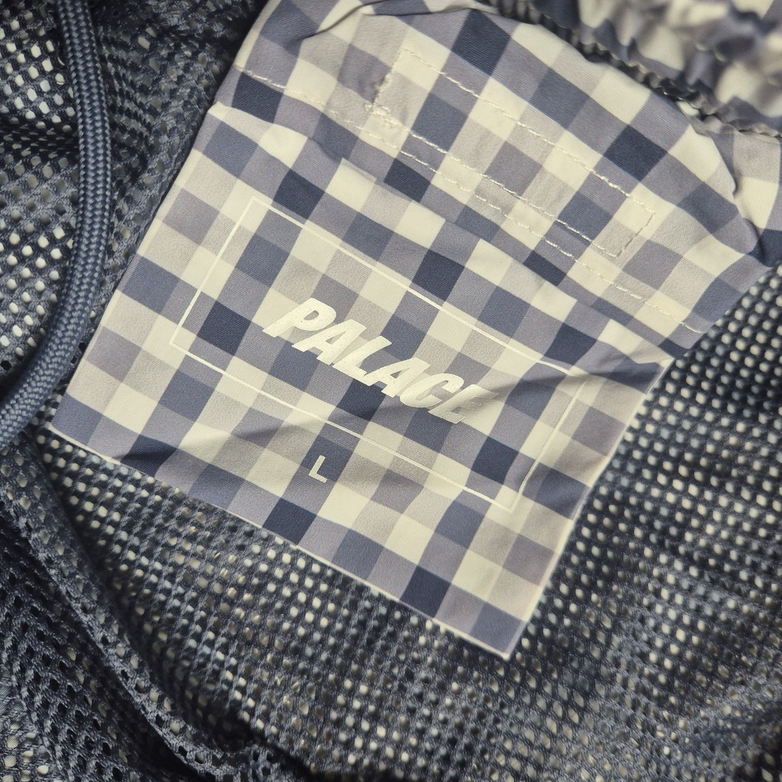 Palace Palace Lighter Shell Cargo Blue Check Large Brand New SS24 Size US 34 / EU 50 - 6 Thumbnail