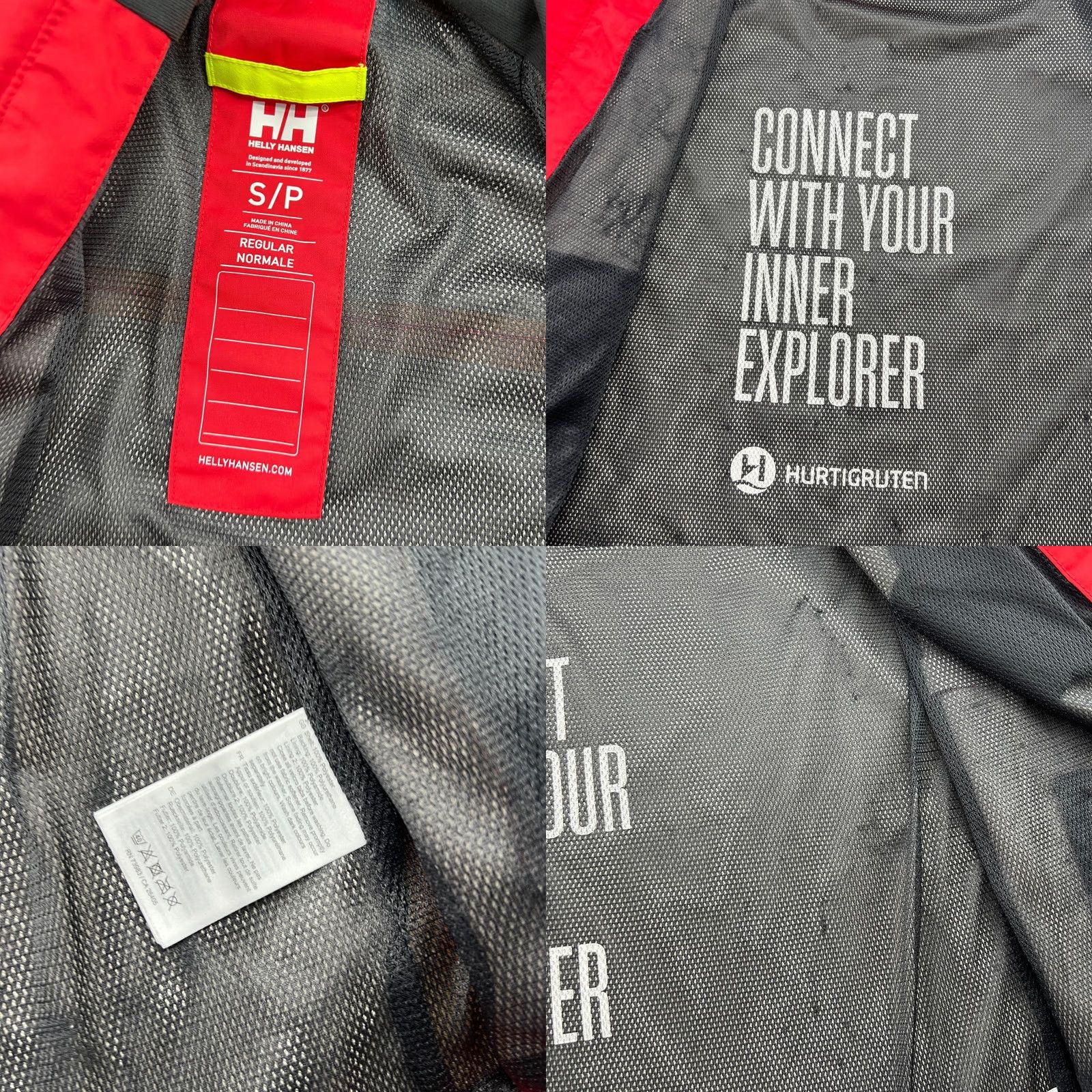 Helly Hansen Helly Hansen Hurtigruten Jacket Red Small Waterproof Antarctica Expedition Mens Size US S / EU 44-46 / 1 - 8 Thumbnail