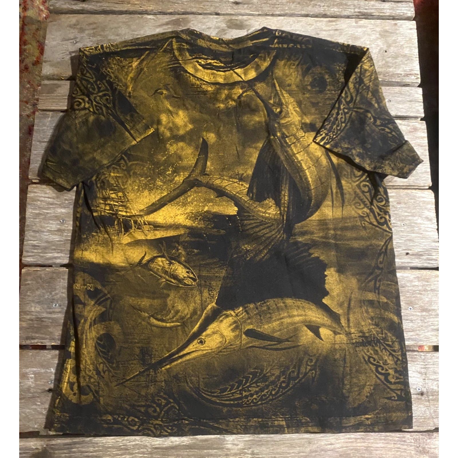 Vintage VINTAGE Euro Cozumel Mexico Shirt Mens Large L Brown Ocean Life Graphic Tee 90s Sportswear/Beach Fish World Decade 1990s Size US L / EU 52-54 / 3 - 2 Thumbnail