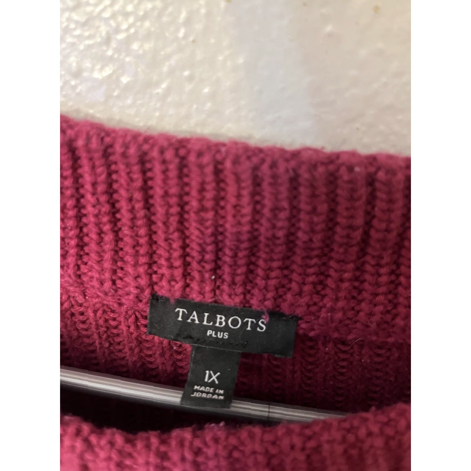 Talbots Talbots Sweater Women 1X Purple Pullover Knit Cotton Blend Casual Womens Size XL / US 12-14 / IT 48-50 - 2 Thumbnail