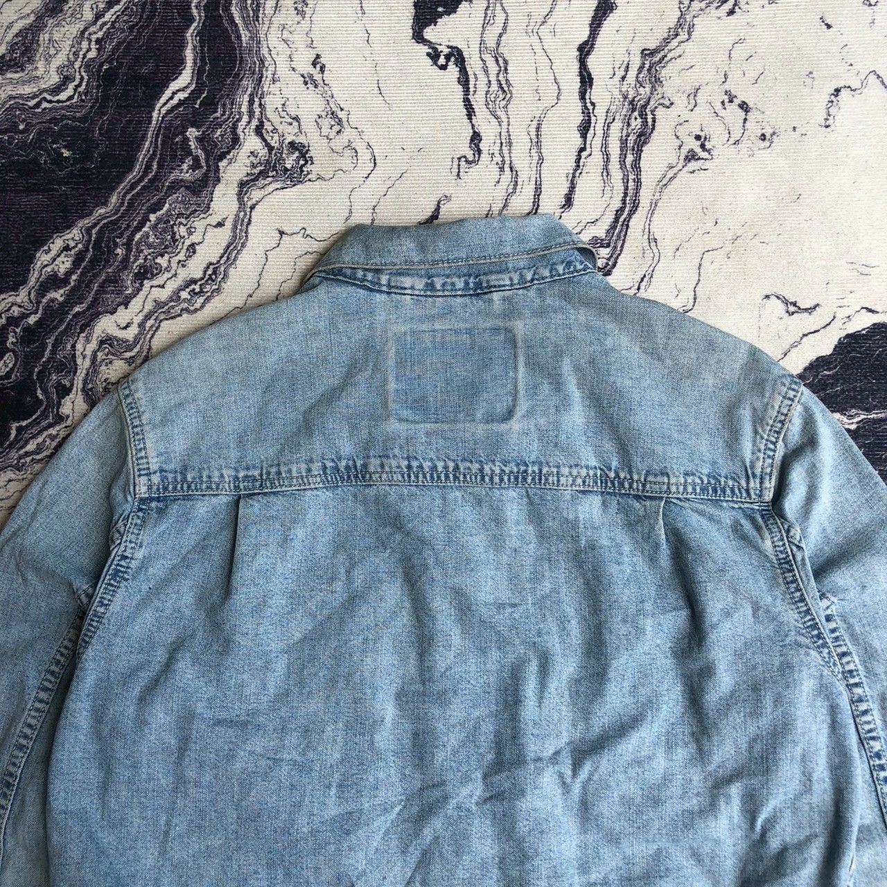 Levi's Levi’s Type 2 Sashiko Boro Repair Denim Trucker Jacket Size US S / EU 44-46 / 1 - 8 Thumbnail